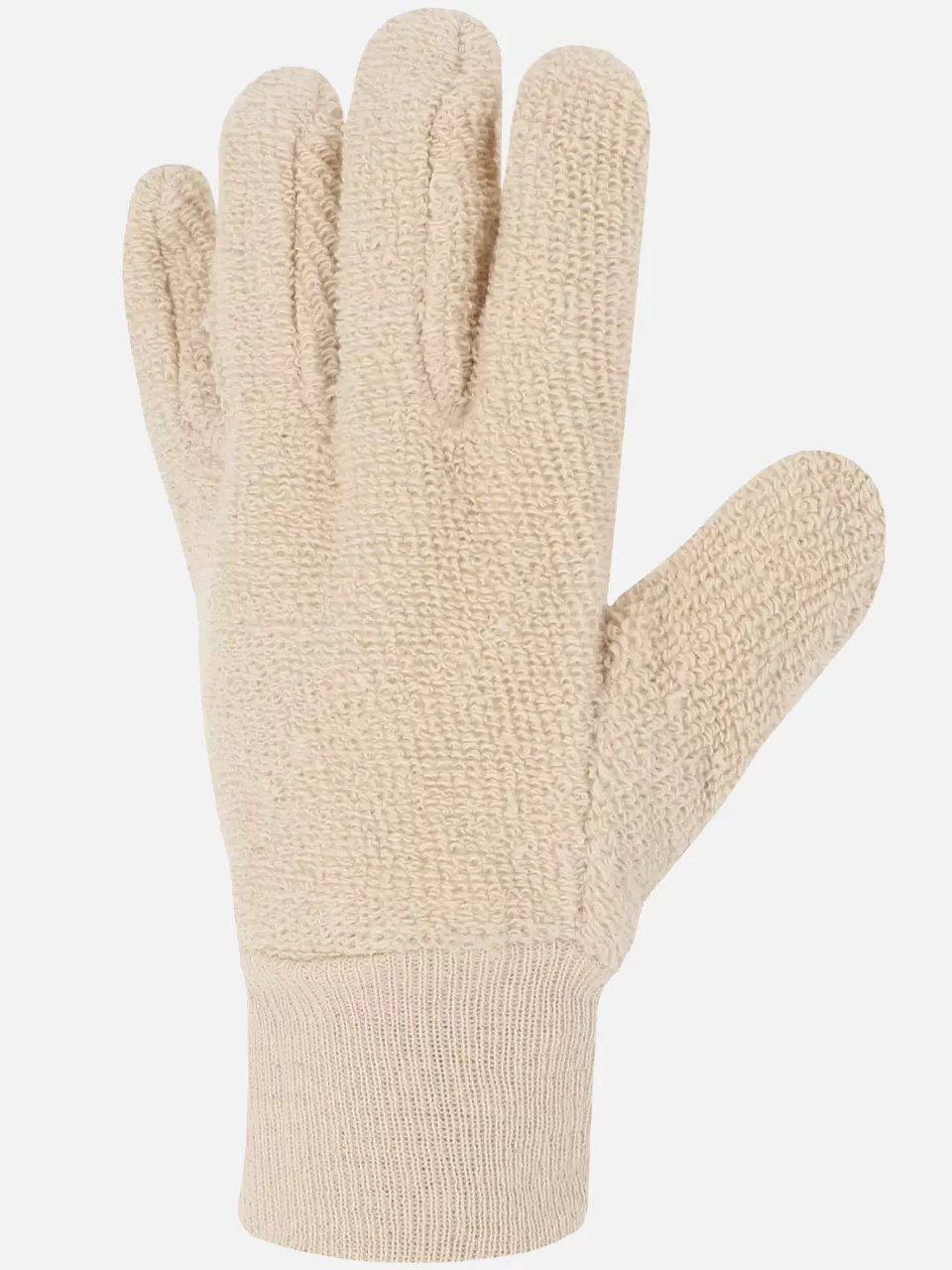 Singer Safety 700BM, Cotton Terry Gloves, Size 10, Natural, image 3, gallery thumbnail