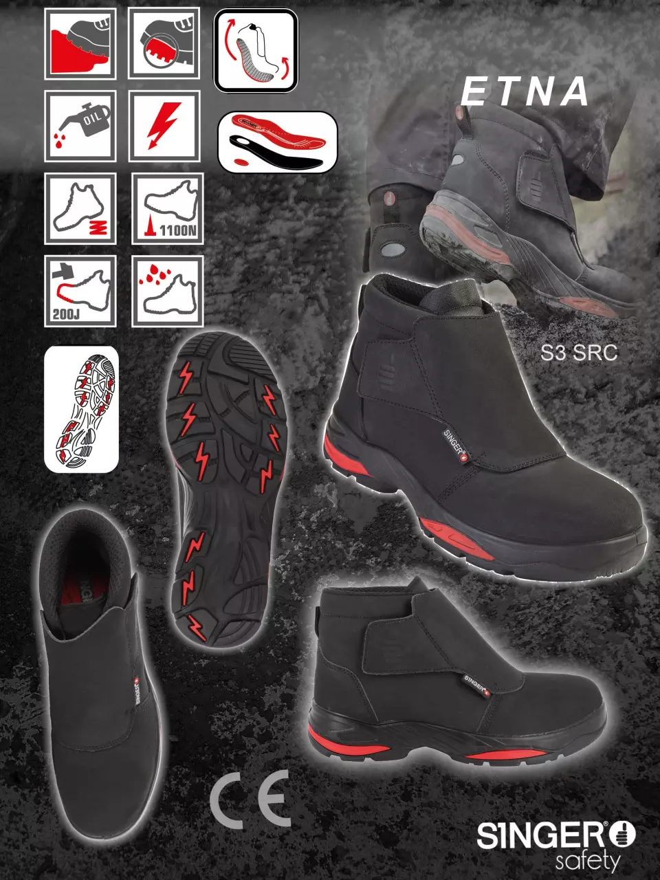 Singer Safety ETNA, High Safety Shoe, S3L HRO FO SR, image 6, gallery thumbnail