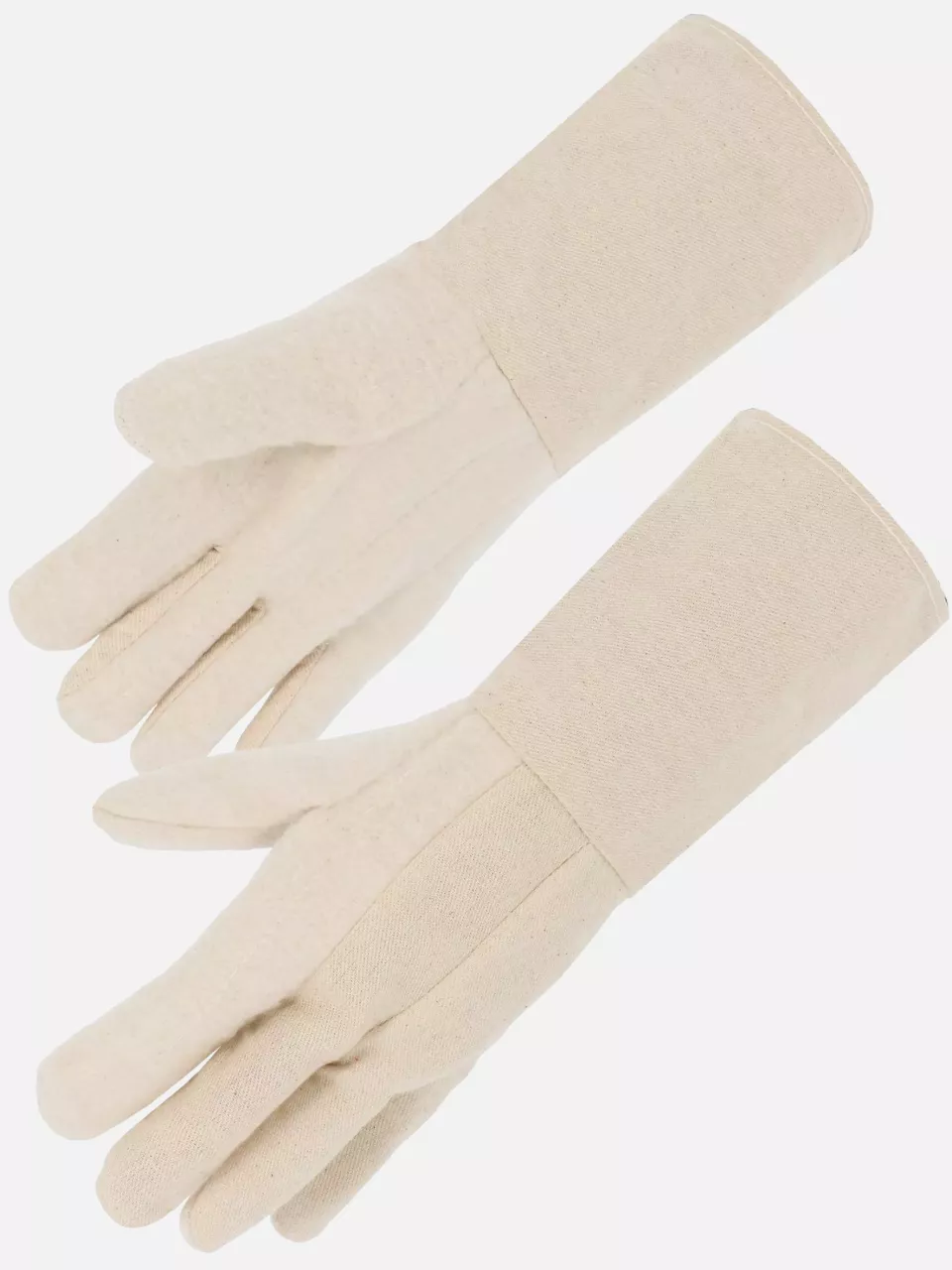 Singer Safety PRP75415, Canvas Gloves, Size 10, Natural, image 1, gallery thumbnail