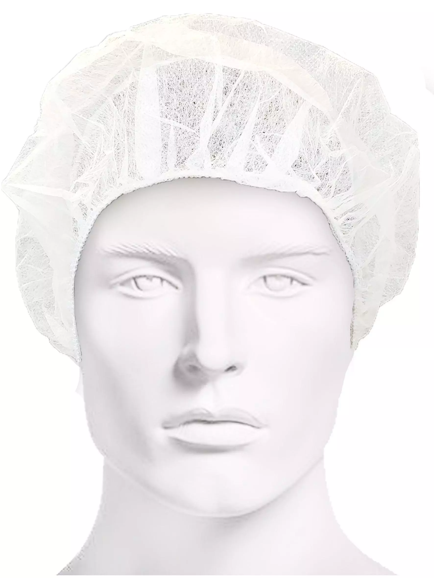 Singer Safety AUUCRTBLAN, Bouffant Cap, 53 cm, White, image 1