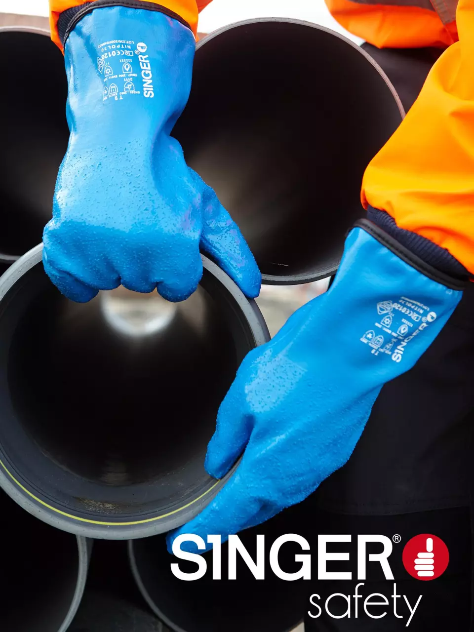 Singer Safety NITPOL30, Nitrile Coated Gloves, image 4, gallery thumbnail