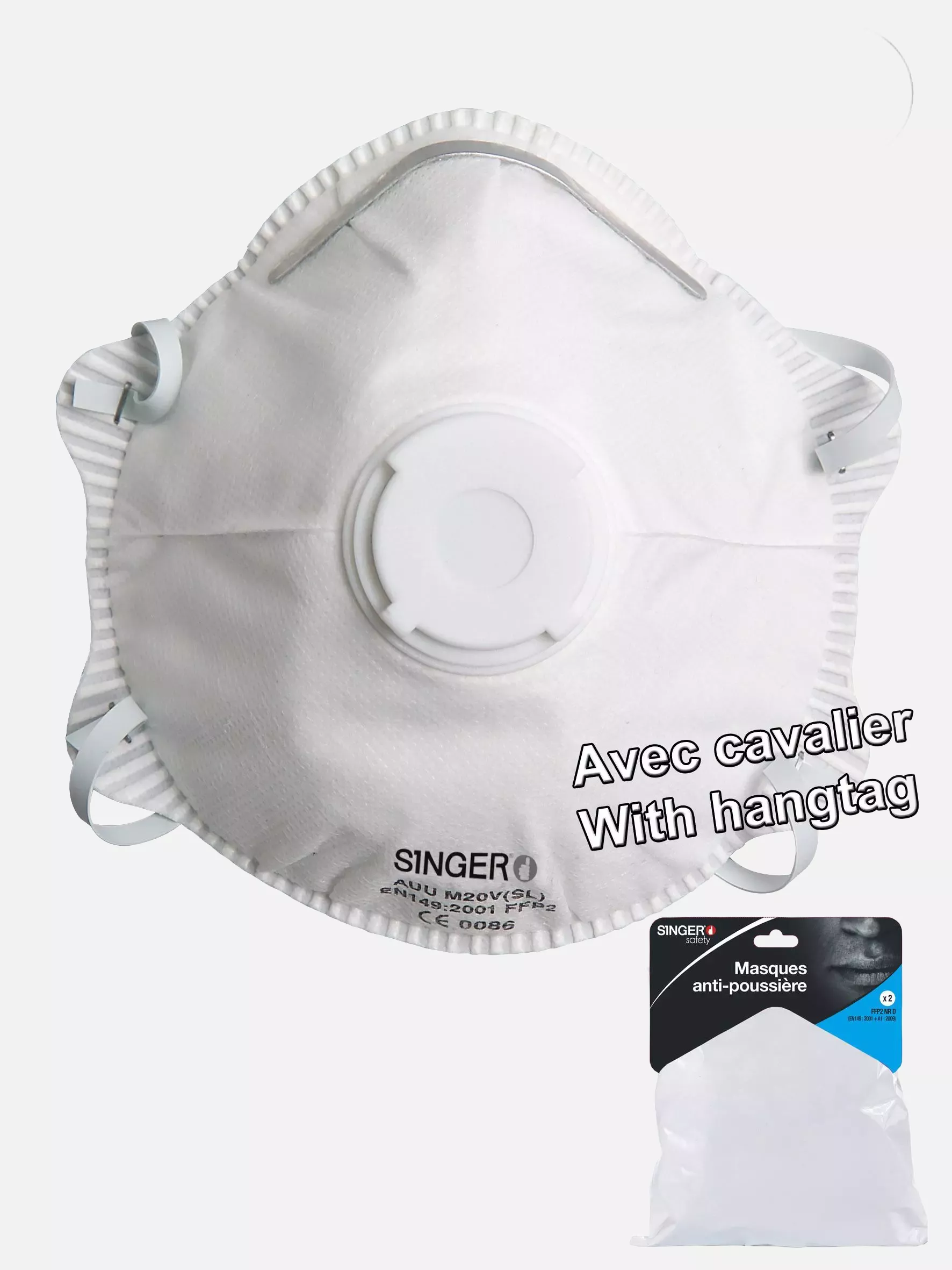 Singer Safety CAUUM20VSL, FFP1 Half Mask, image 1