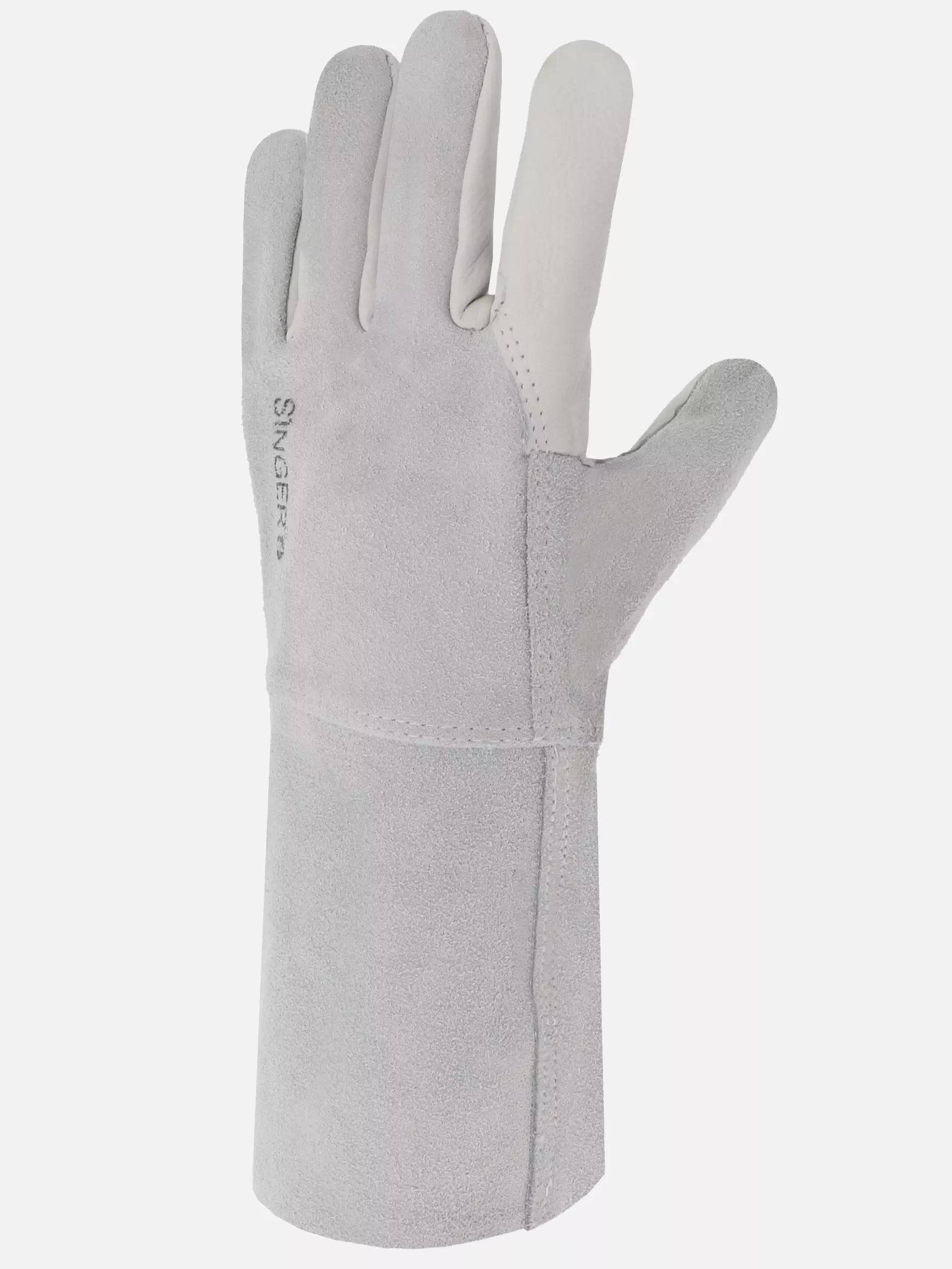 Singer Safety 51GS15, Welding Gloves, Size 10, Grey, image 3