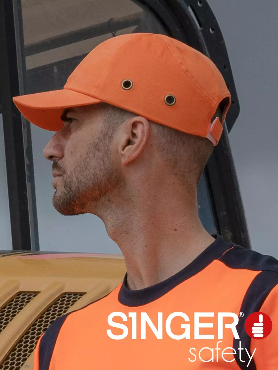 Singer Safety HG913OHV, Anstoßkappe, Orange, image 3, gallery thumbnail