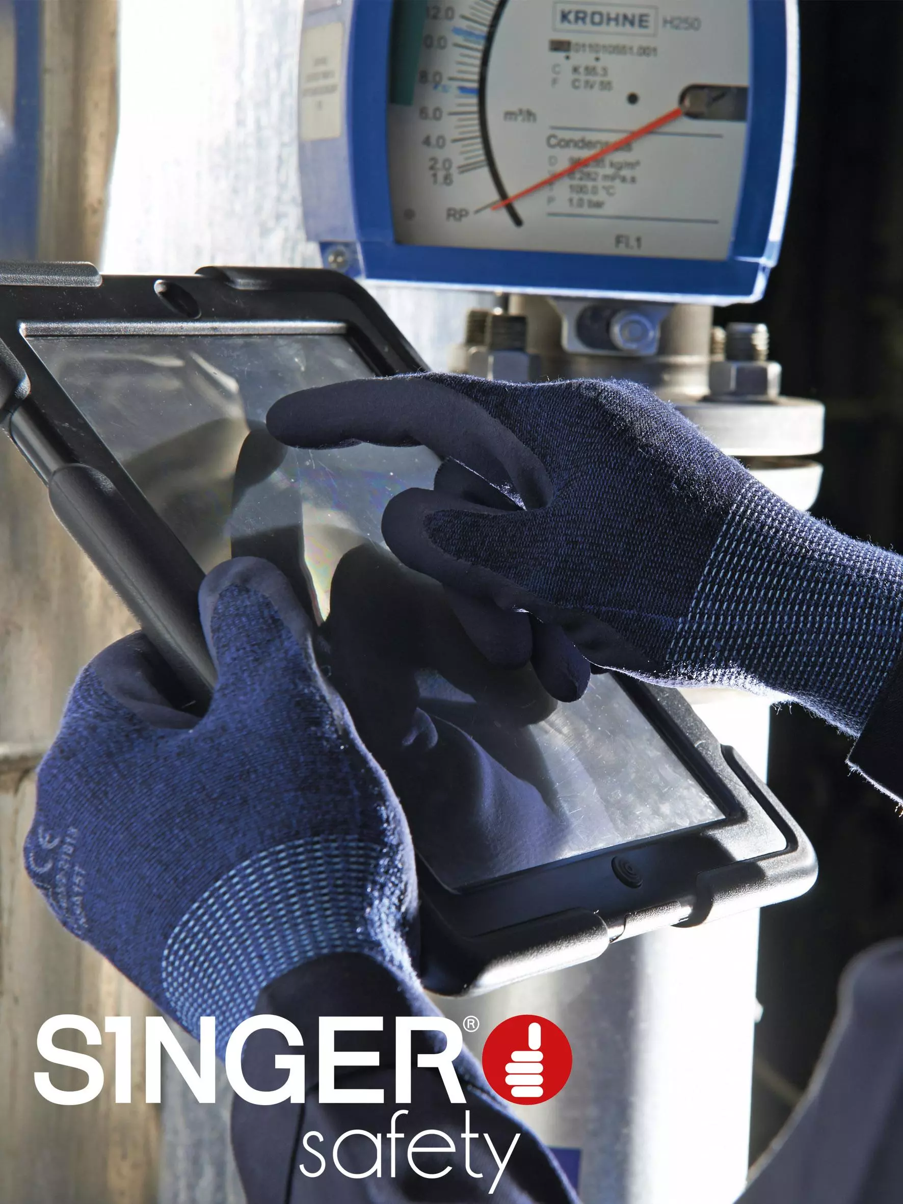 Singer Safety NSA15T, Gloves, Blue, image 2