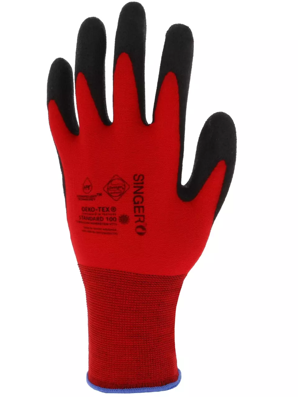 Singer Safety NYMR15CFTN, Coated Gloves, Red, image 4, gallery thumbnail