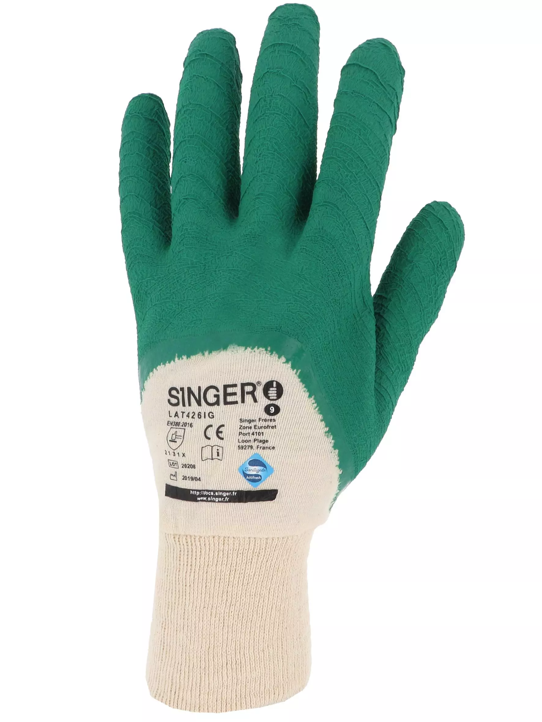 Singer Safety LAT426IG, Protective Gloves, Green, image 3