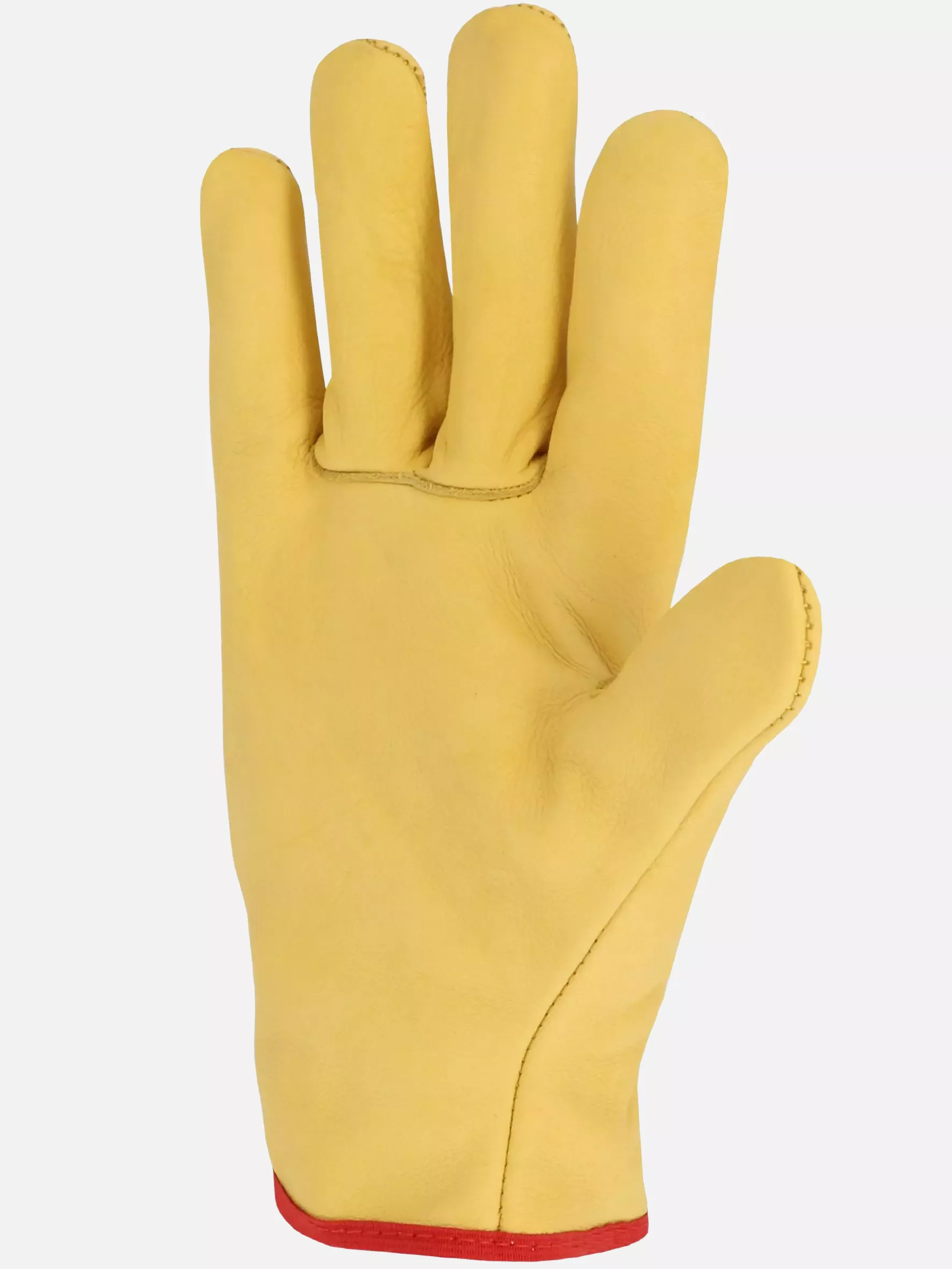 Singer Safety 56GY, Cow Grain Leather Gloves, Yellow, image 2