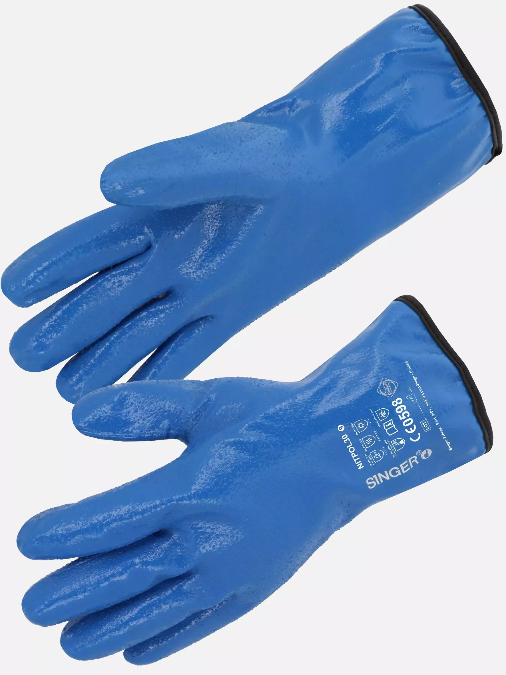Singer Safety NITPOL30, Nitrile Coated Gloves, image 1