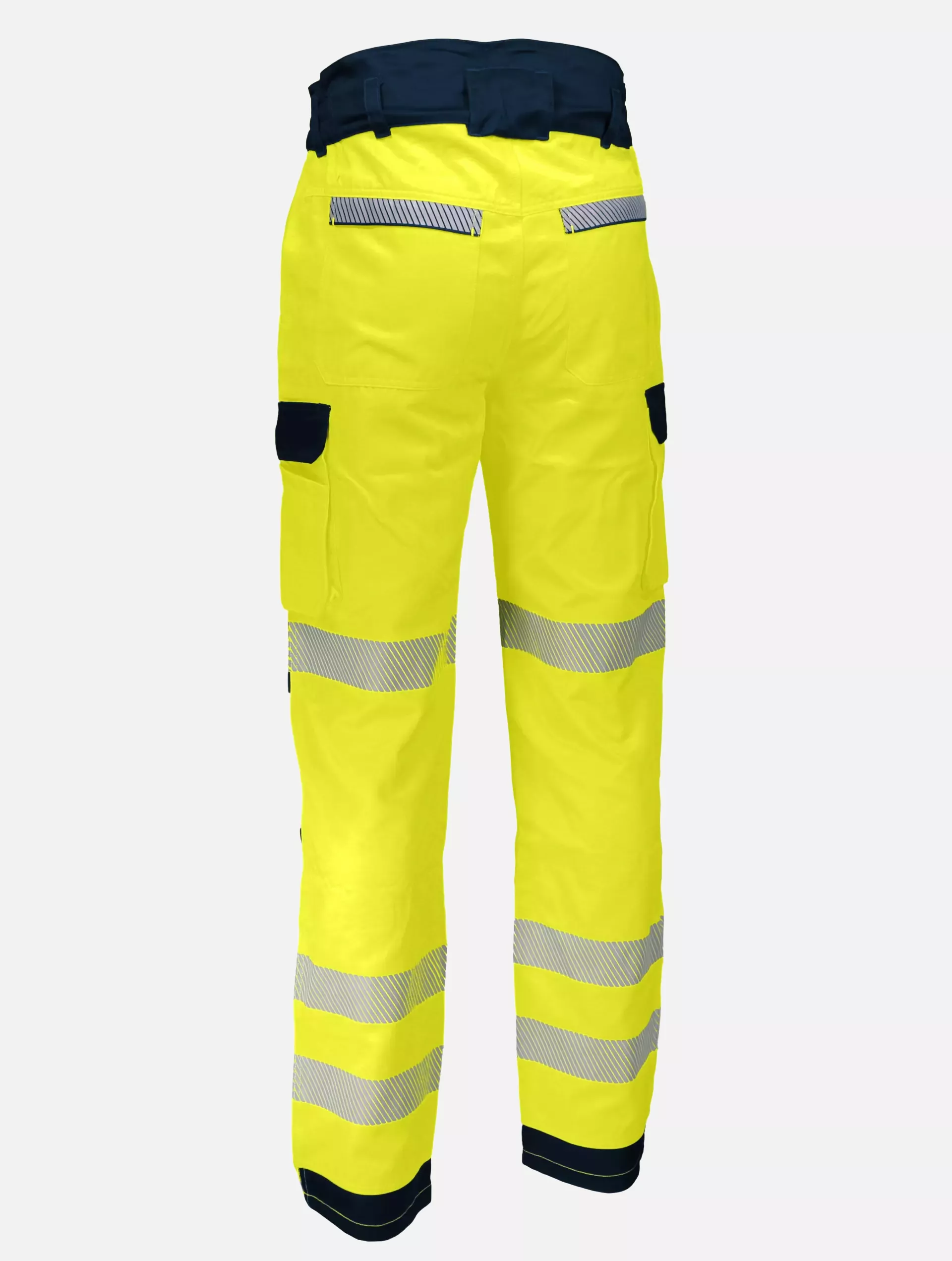 Singer Safety PILAM, High Visibility Work Trousers, Yellow/Navy Blue, image 2