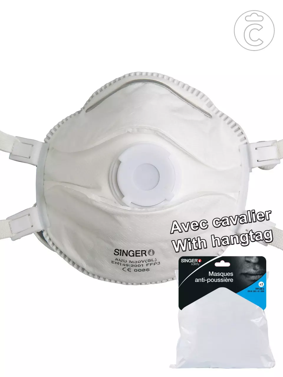 Singer Safety CAUUM30VSL, FFP1 Puolimaski, image 1, gallery thumbnail