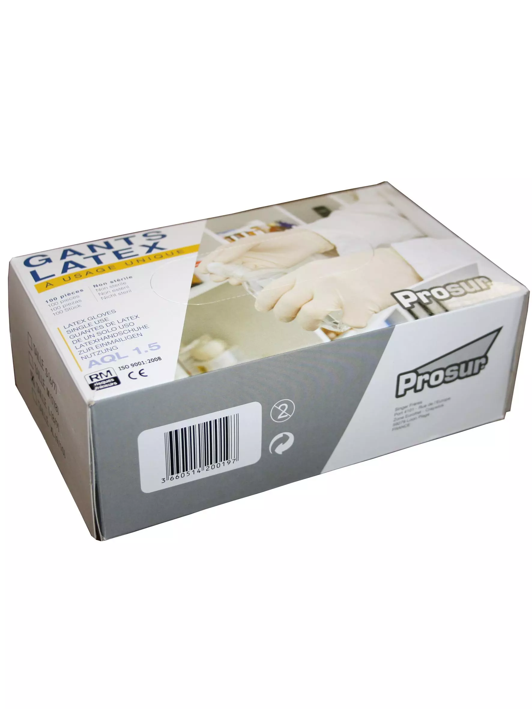 Singer Safety AUULAT, Latex-Einweghandschuhe, image 2