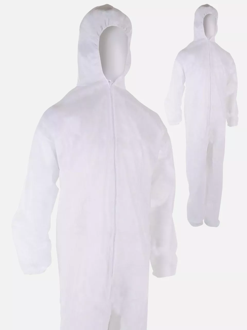Singer Safety PLYCBC, Protective Coveralls, White, image 1, gallery thumbnail