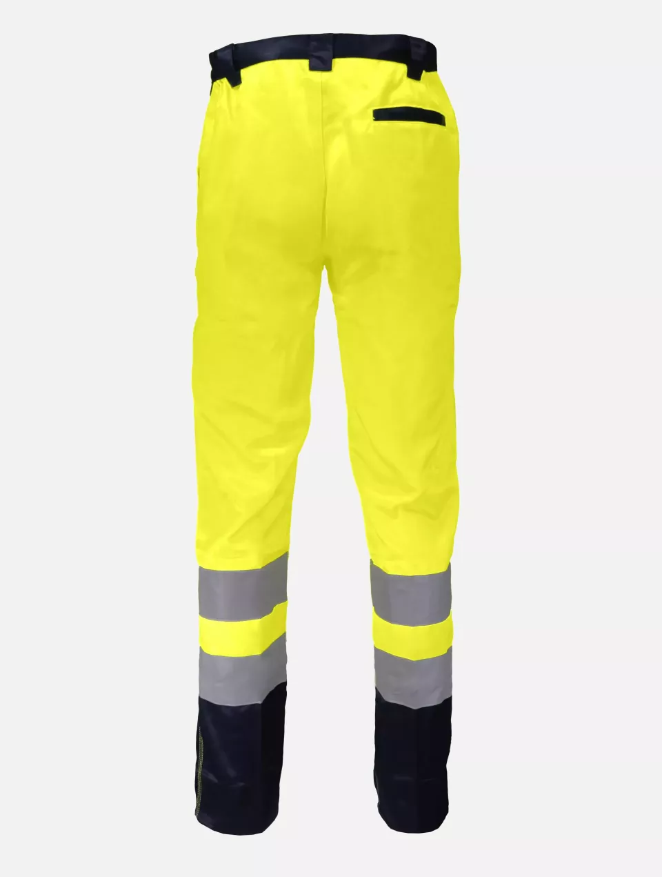 Singer Safety PUMA, High Visibility Work Trousers, Yellow/Navy Blue, image 4, gallery thumbnail
