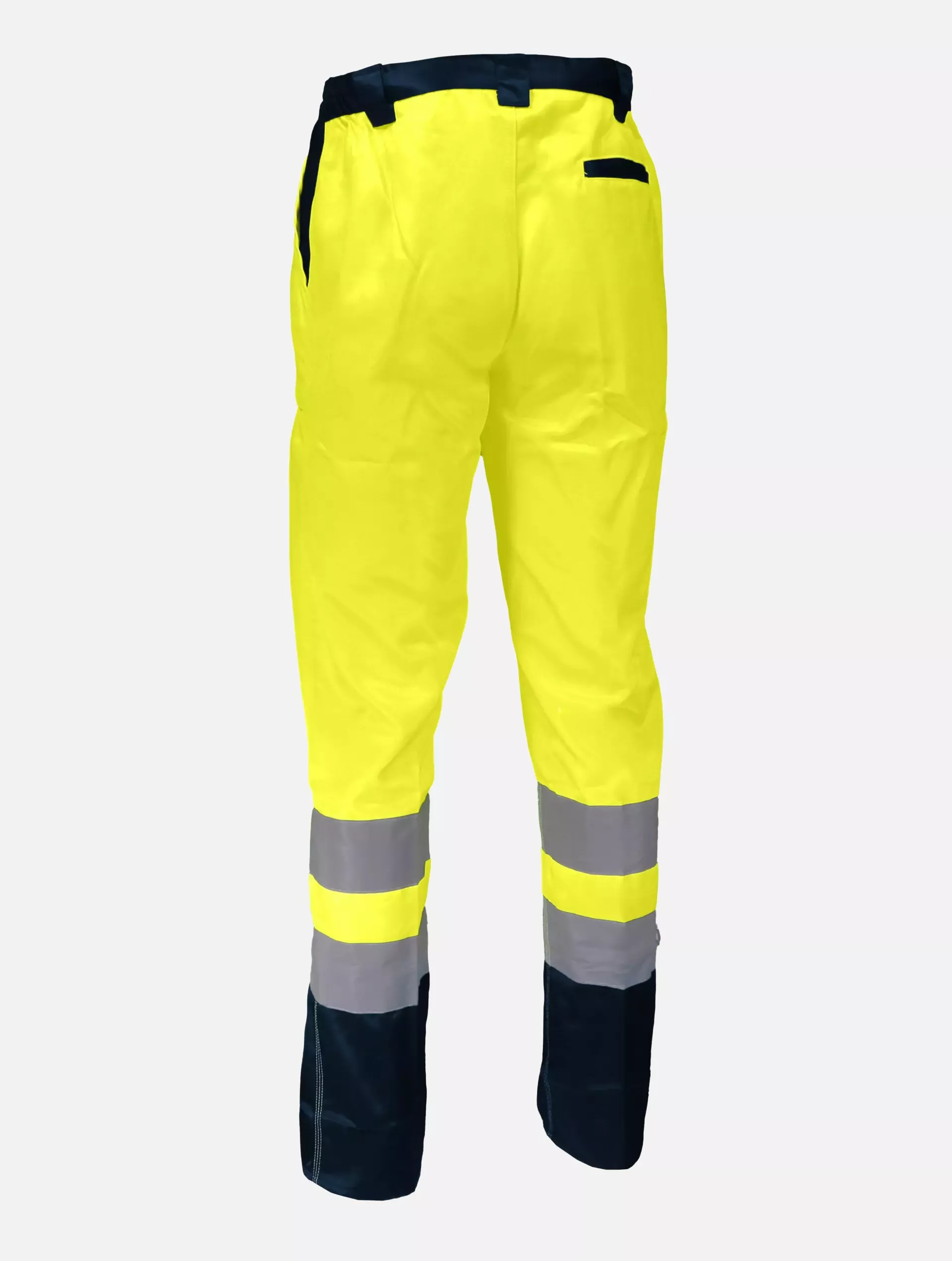 Singer Safety PUMA, High Visibility Work Trousers, Yellow/Navy Blue, image 2