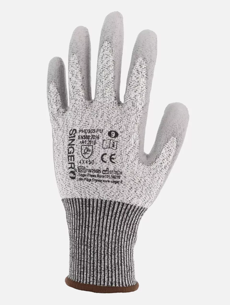 Singer Safety PHD335PU, Coated Cut Resistant Gloves, image 1, gallery thumbnail