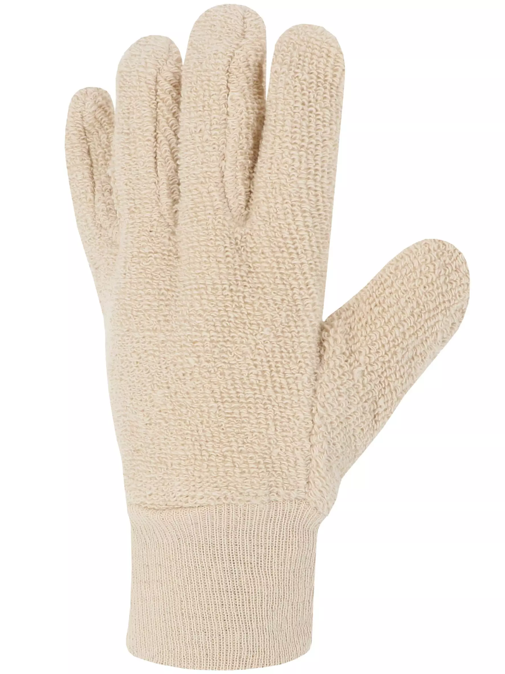Singer Safety 700BM, Cotton Terry Gloves, Size 10, Natural, image 3