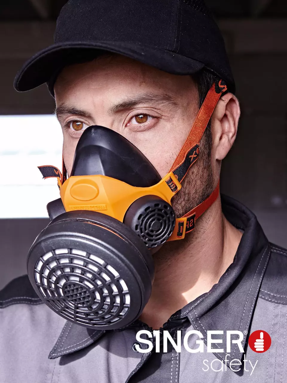 Singer Safety DM761C, Half Mask Respirator, image 2, gallery thumbnail