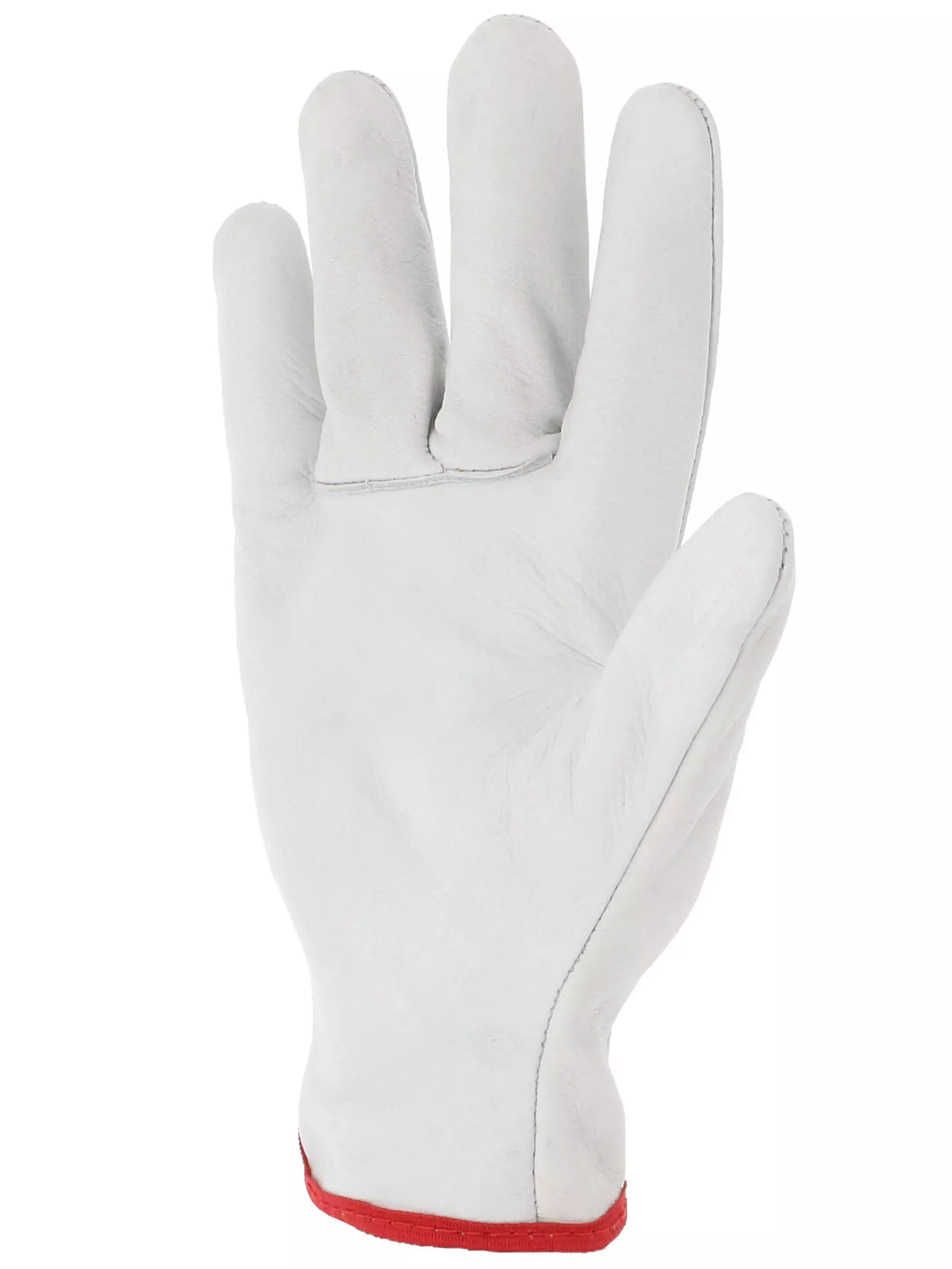 Singer Safety 50F, Cow Grain Leather Gloves, Natural Grey, image 2