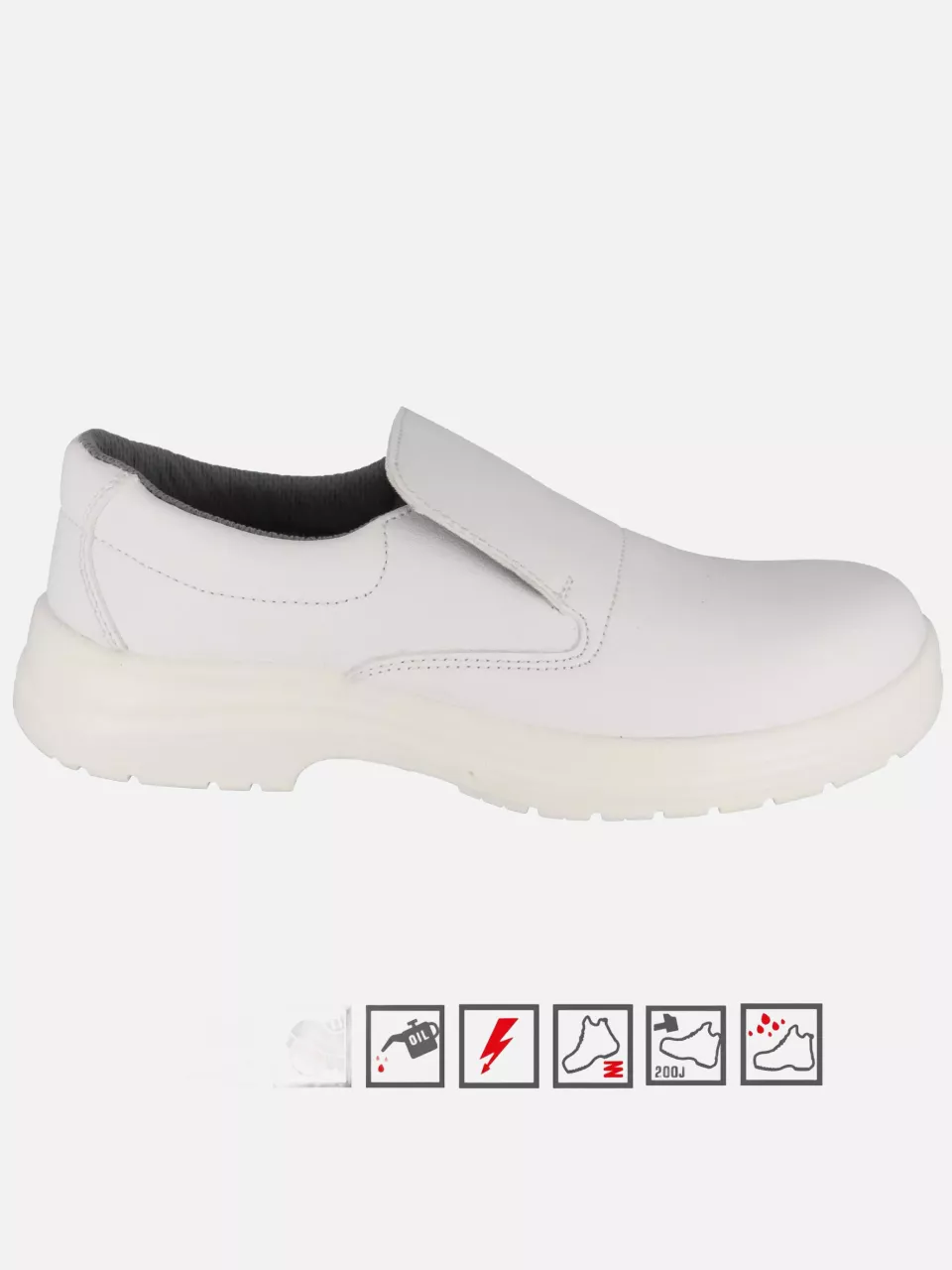 Singer Safety VIGO, Low Safety Shoe, S2 FO SR, White, image 3, gallery thumbnail