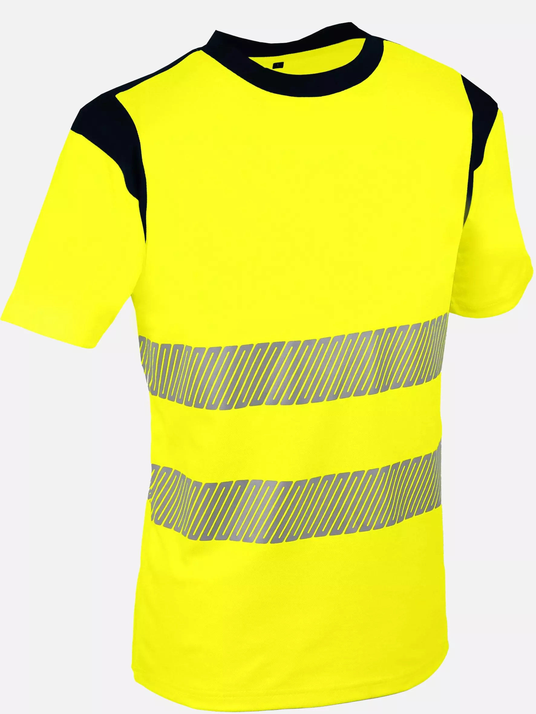 Singer Safety SUCA, High Visibility T-Shirt, Yellow/Navy Blue, image 1