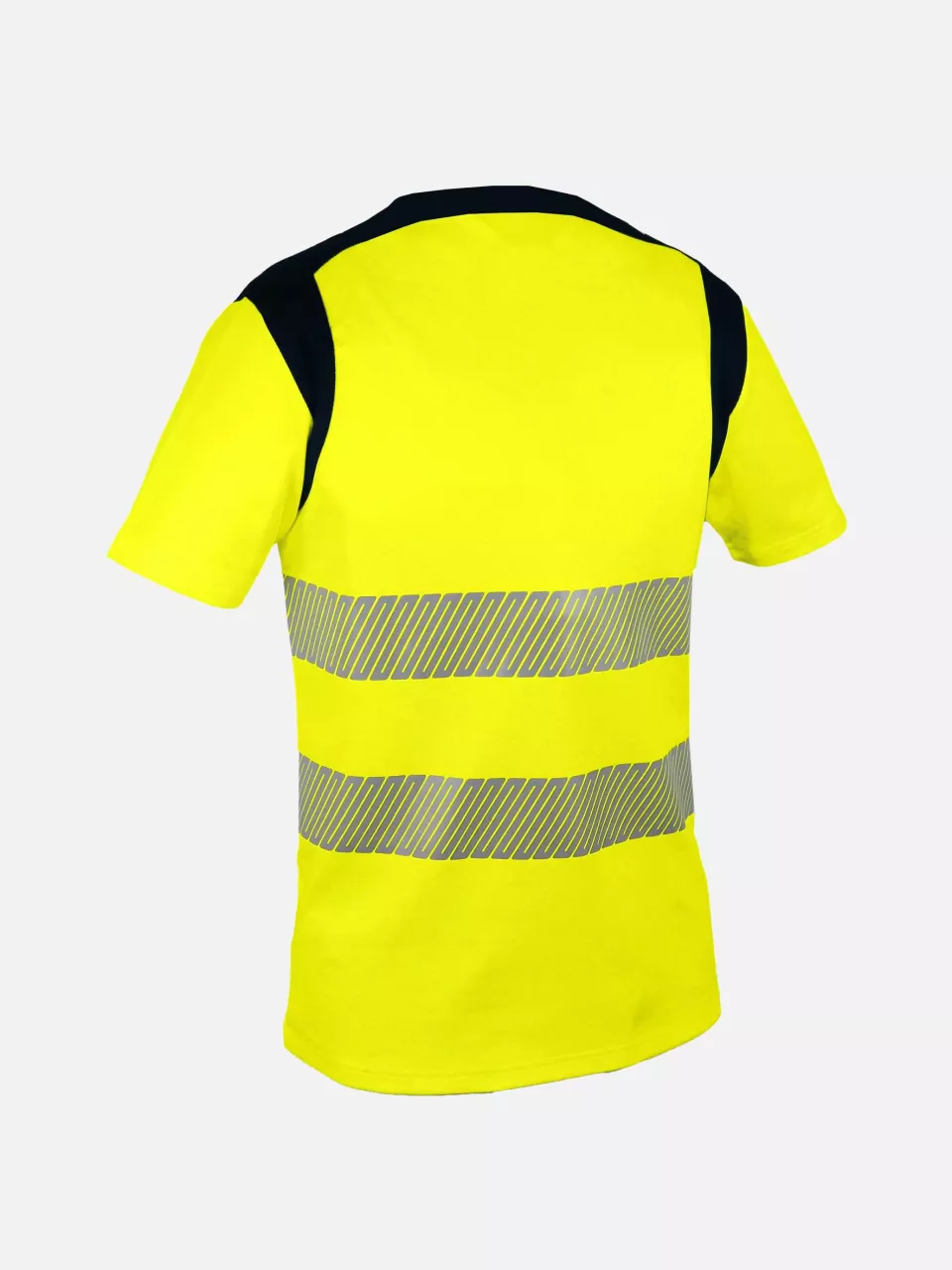 Singer Safety SUCA, High Visibility T-Shirt, Yellow/Navy Blue, image 2, gallery thumbnail
