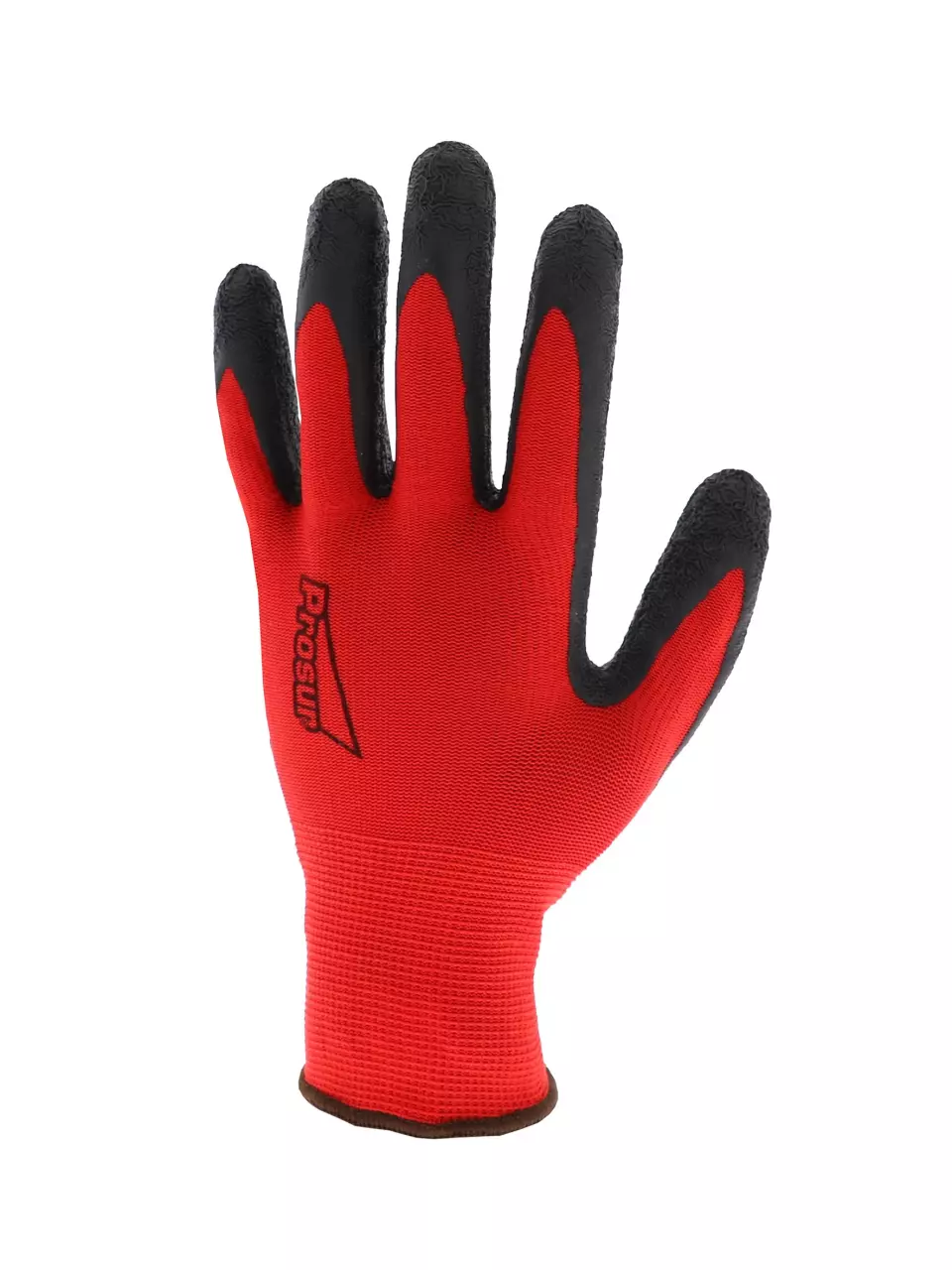 Singer Safety CPER73LAT, Latex Coated Gloves, Red/Black, image 1, gallery thumbnail
