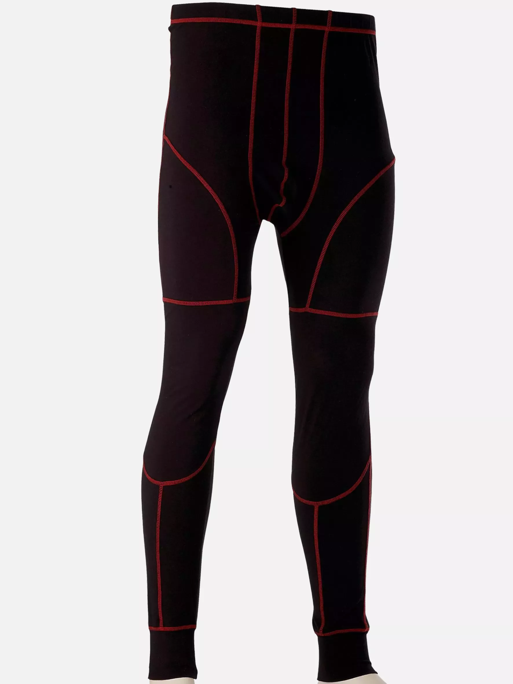Singer Safety SABA, Long Underpants, Black/Red, image 3