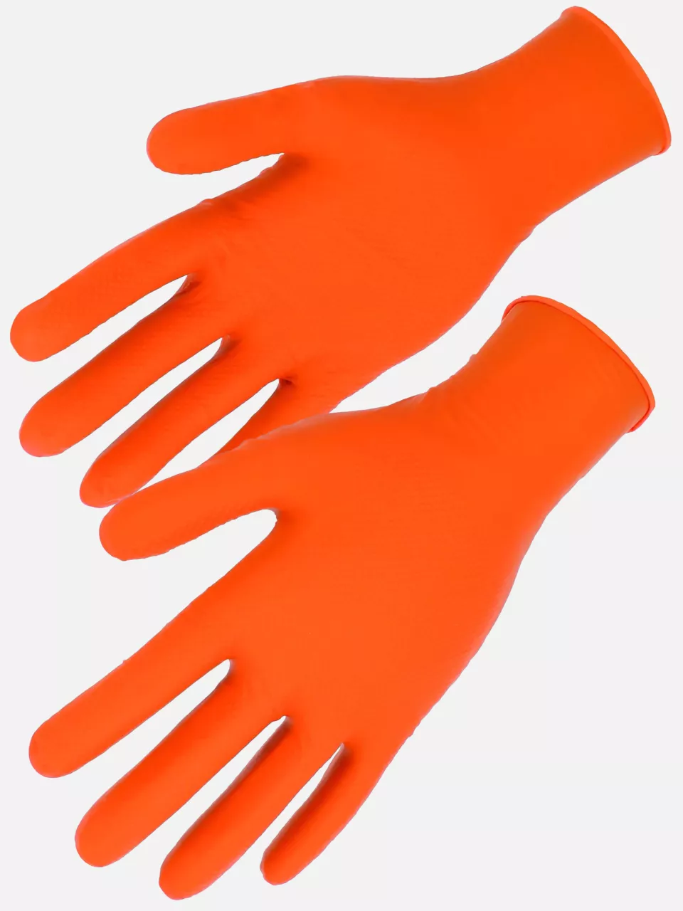 Singer Safety AUU7000, Disposable Nitrile Gloves, Orange, image 1, gallery thumbnail