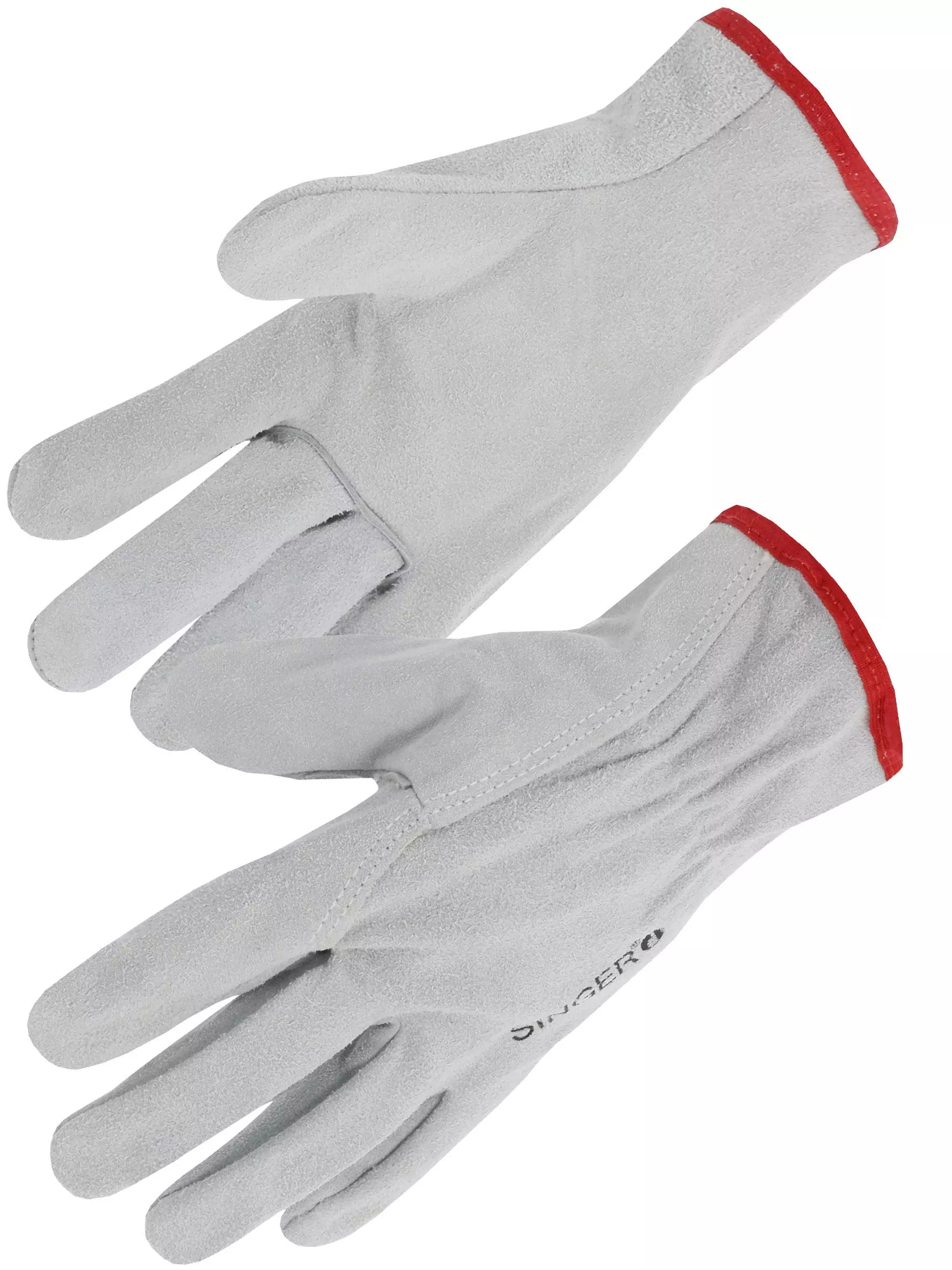 Singer Safety 56S00, Cow Split Leather Protective Gloves, image 1