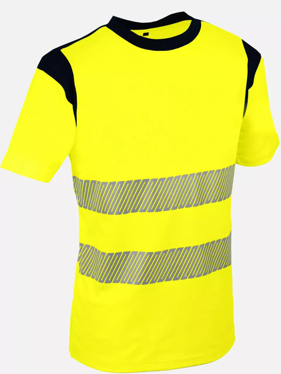 Singer Safety SUCA, High Visibility T-Shirt, Yellow/Navy Blue, image 1, gallery thumbnail