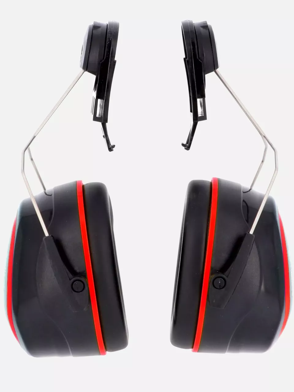 Singer Safety SHELLY2, Earmuffs for Safety Helmet, Black/Red, image 4, gallery thumbnail