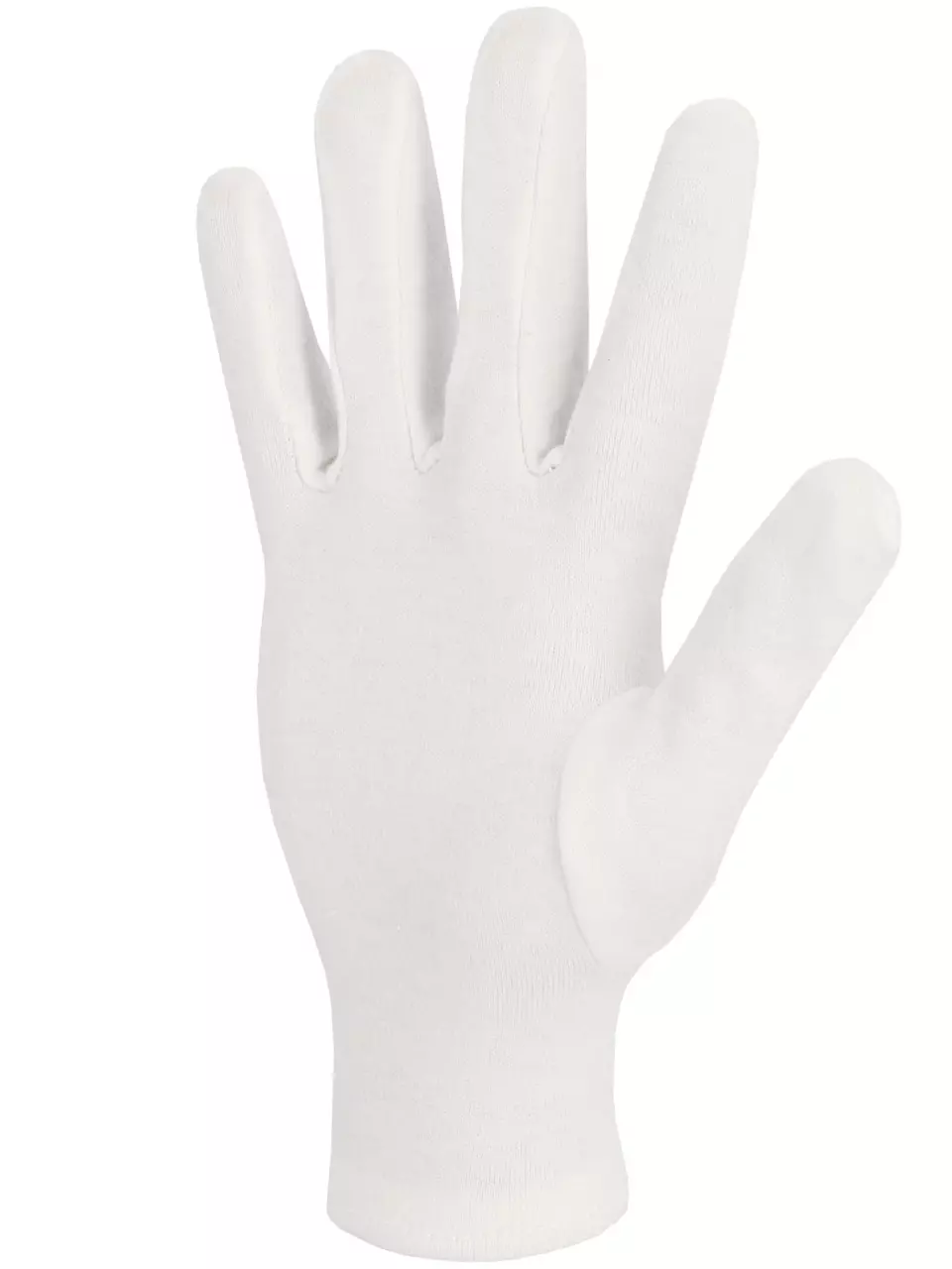 Singer Safety JB10009, Cotton Gloves, Size 9, White, image 2, gallery thumbnail