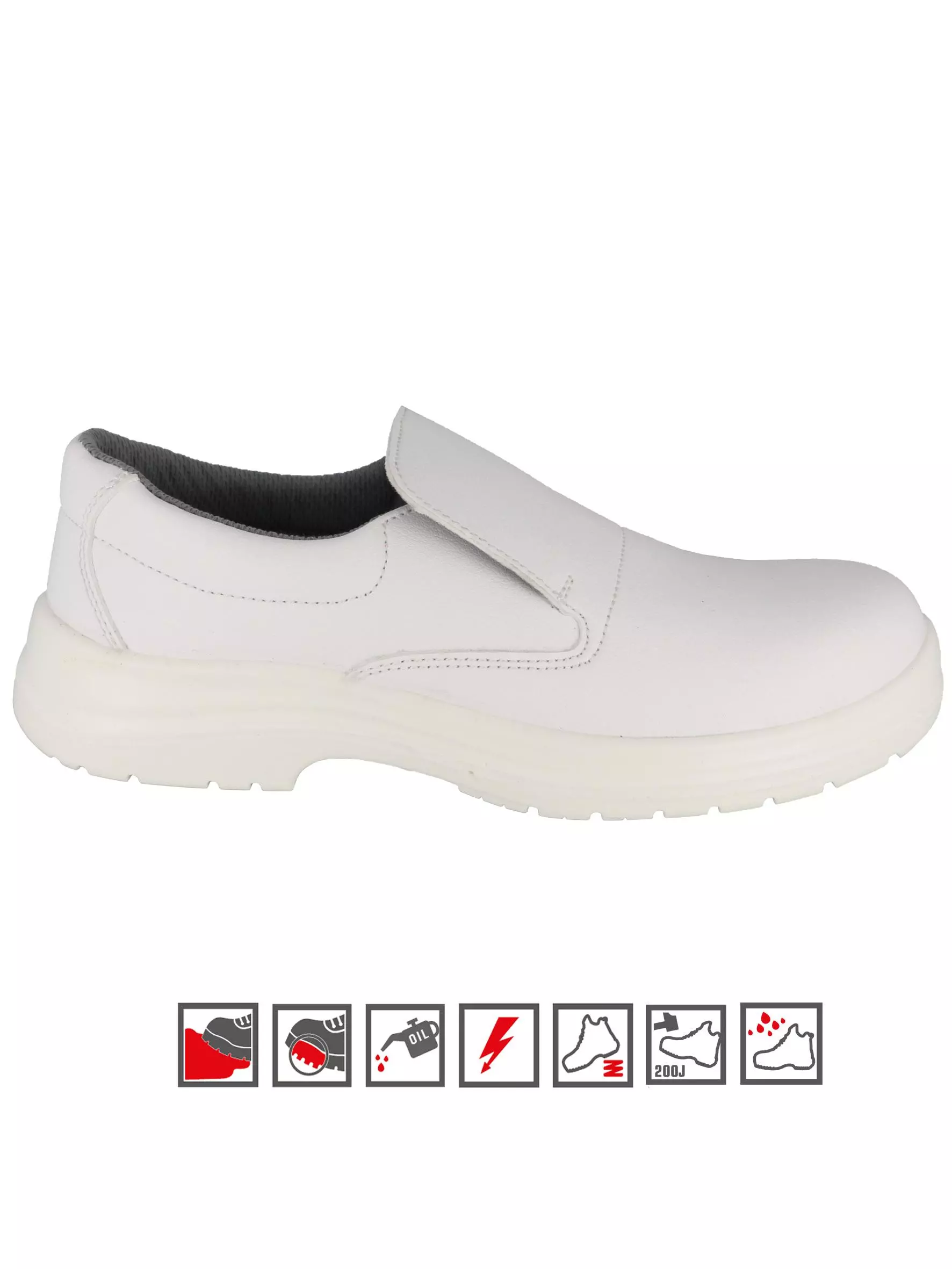 Singer Safety VIGO, Low Safety Shoe, S2 FO SR, White, image 3