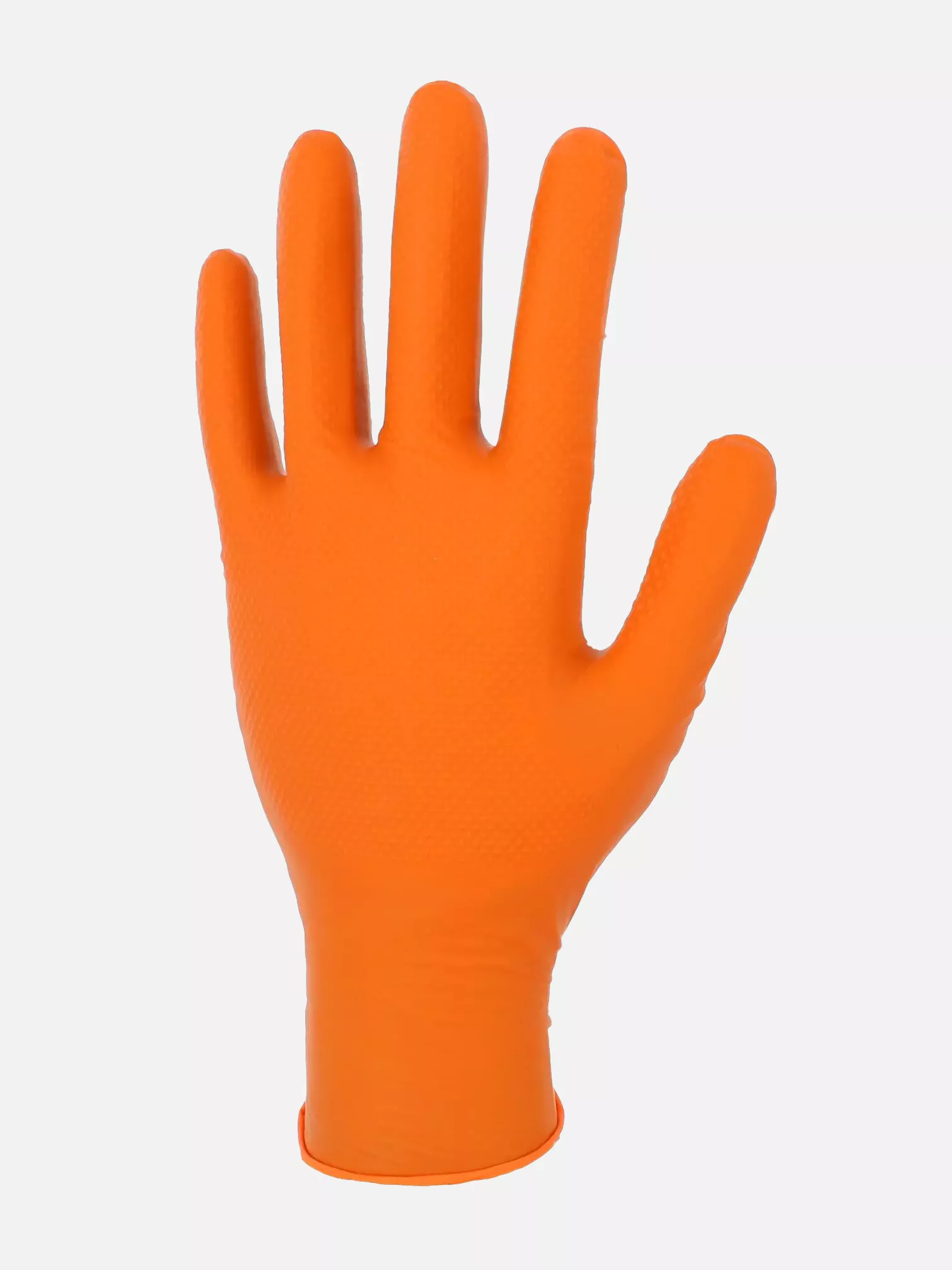 Singer Safety AUU7000, Disposable Nitrile Gloves, Orange, image 2