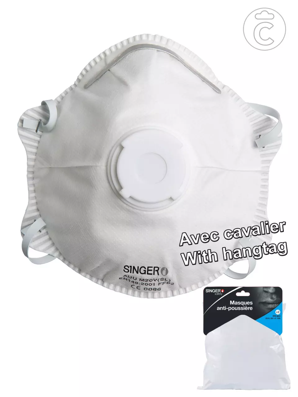Singer Safety CAUUM20VSL, FFP1 Puolimaski, image 1, gallery thumbnail