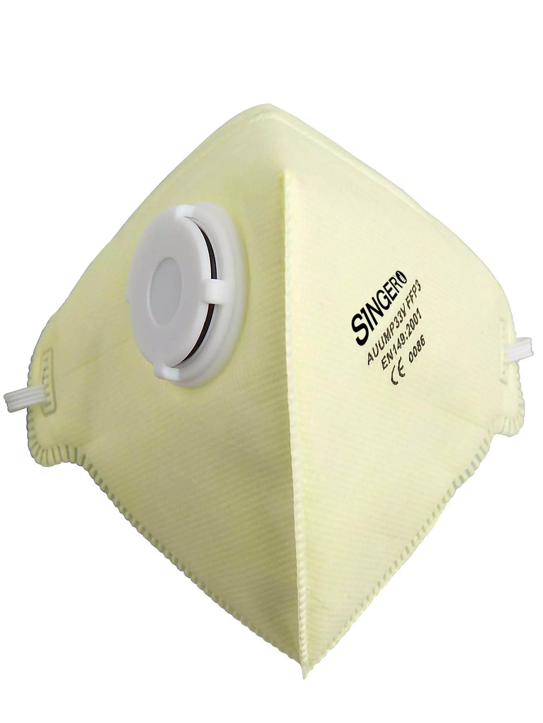 Singer Safety AUUMP33V, FFP3 Face Mask, Yellow, image 1