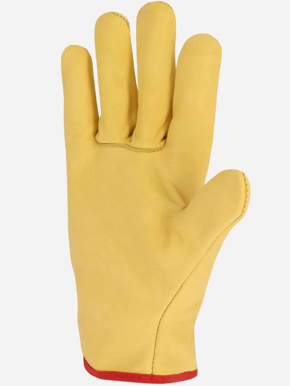 Singer Safety 56GY, Cow Grain Leather Gloves, Yellow, image 2, gallery thumbnail