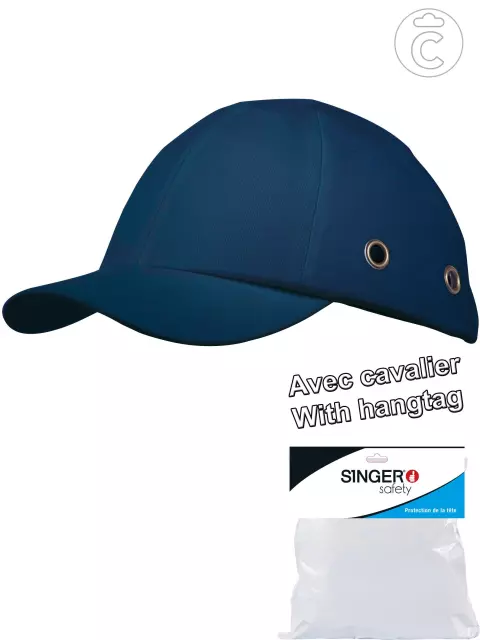 Singer Safety Bump Cap, Blue