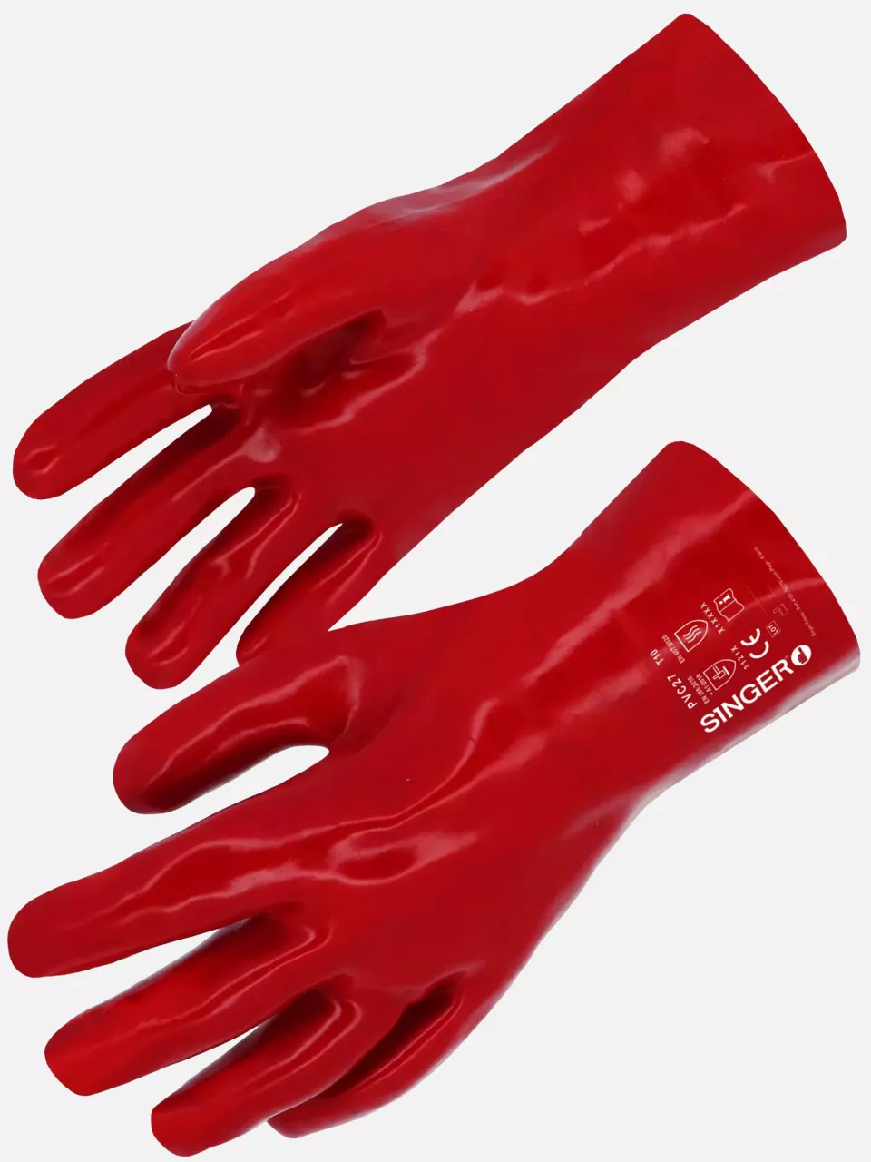 Singer Safety PVC27, PVC-beschichtete Handschuhe, Rot, image 1, gallery thumbnail