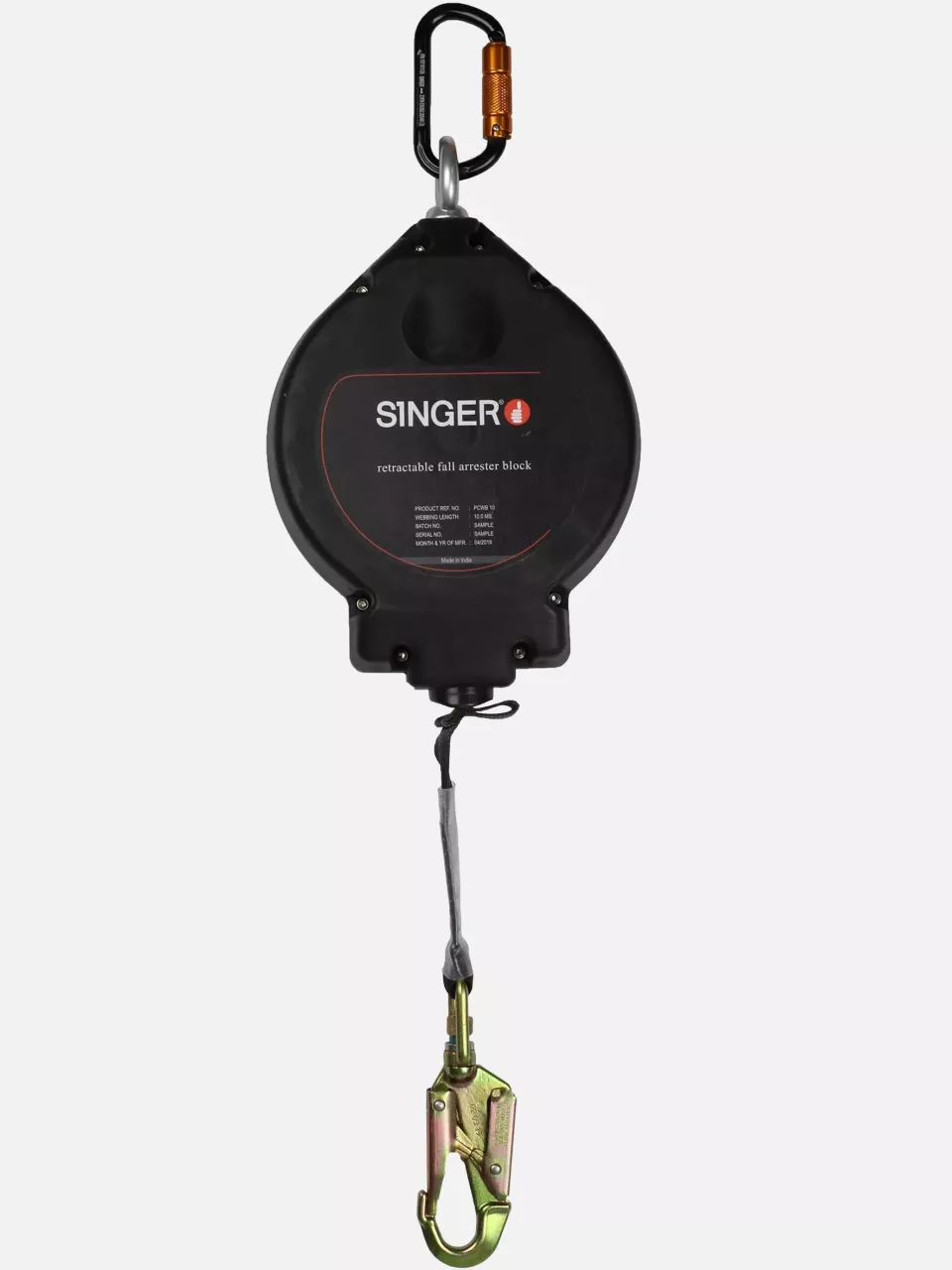 Singer Safety ARAWEB100, Retractable Fall Arrester, image 1, gallery thumbnail