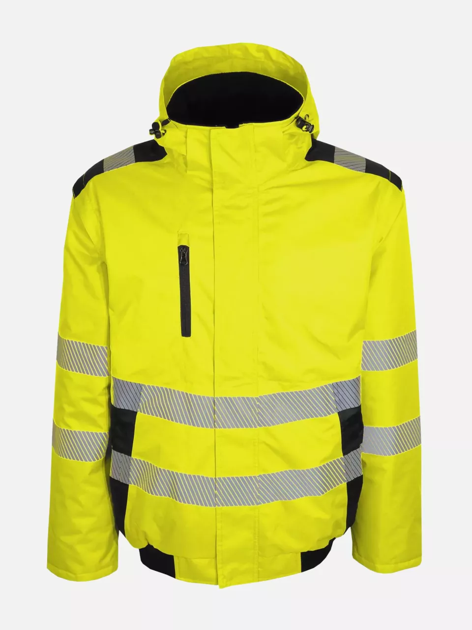 Singer Safety BRAVA, High Visibility Bomber Jacket, Yellow/Black, image 5, gallery thumbnail