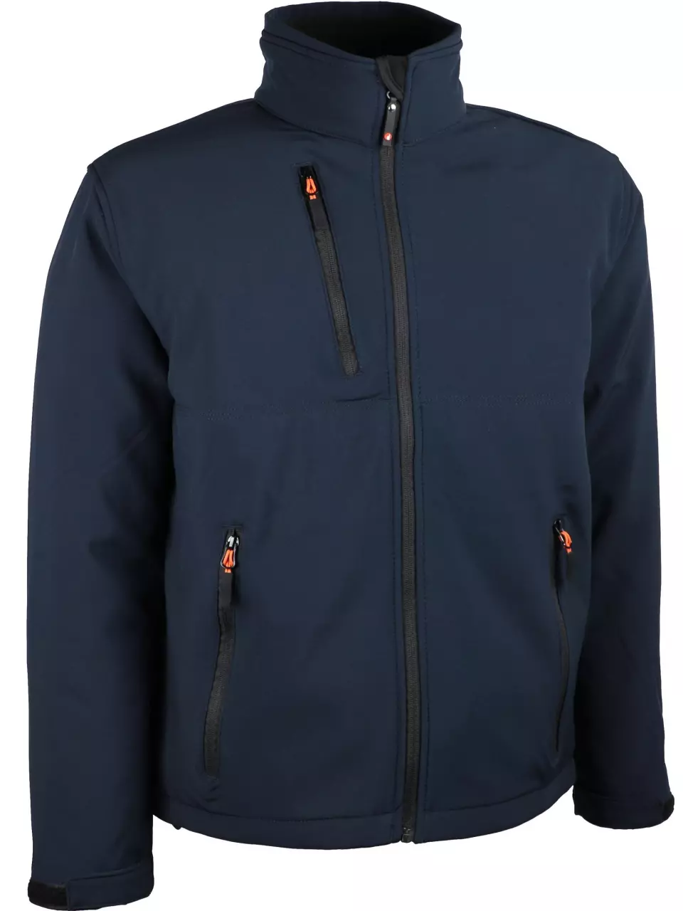 Singer Safety VERNAM, Softshelljacke, Marineblau/Orange, image 1, gallery thumbnail