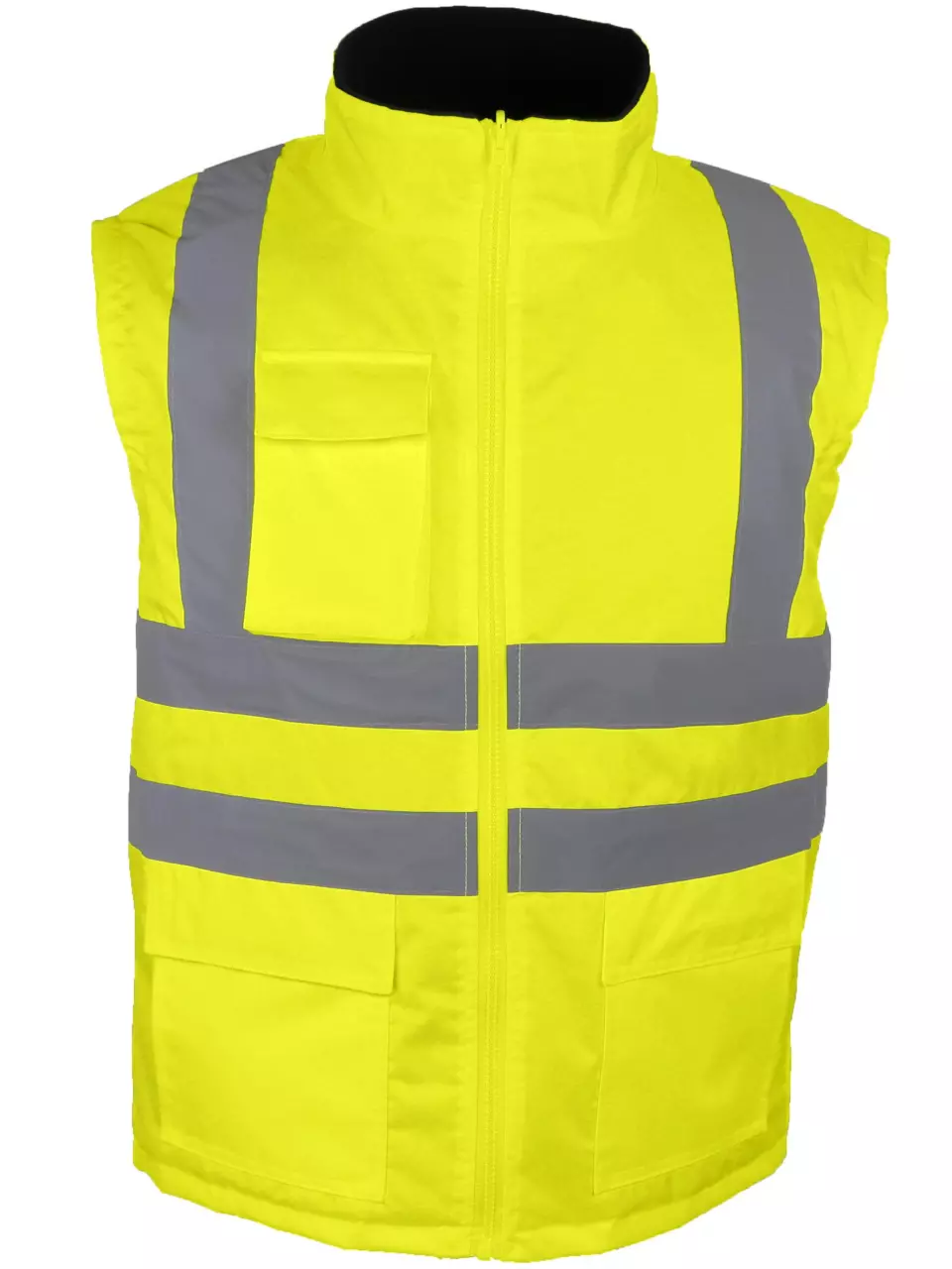 Singer Safety GANA, High Visibility Bodywarmer, Yellow, image 3, gallery thumbnail