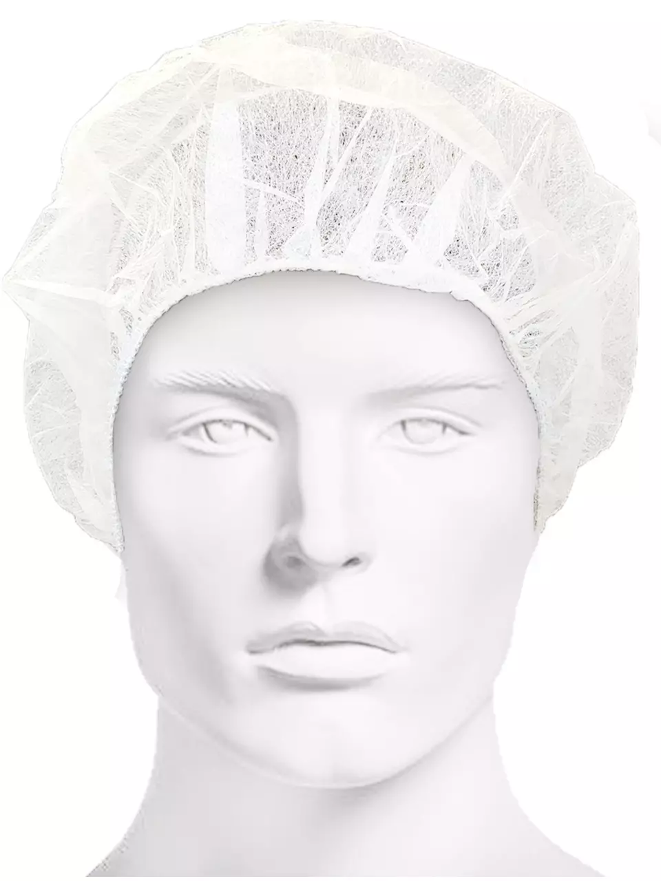 Singer Safety AUUCRTBLAN, Bouffant Cap, 53 cm, White, image 1, gallery thumbnail
