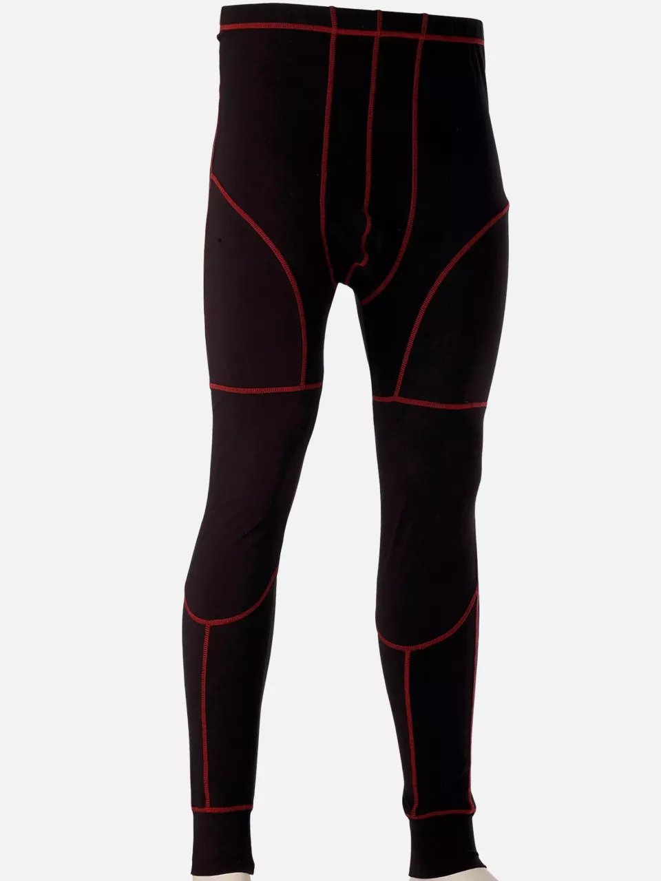 Singer Safety SABA, Long Underpants, Black/Red, image 3, gallery thumbnail