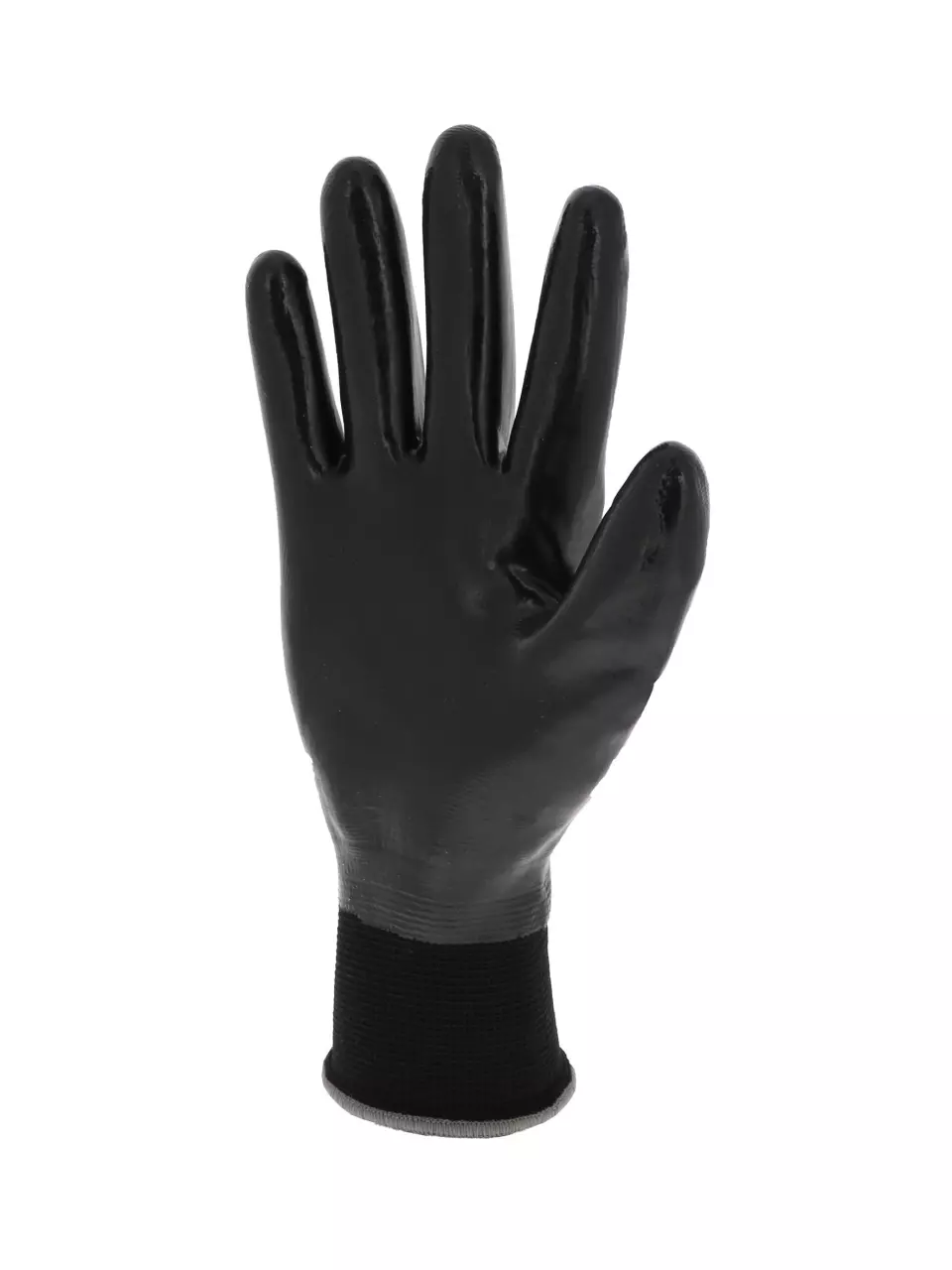 Singer Safety CNYM157NB, Nitrile Coated Gloves, Black, image 2, gallery thumbnail
