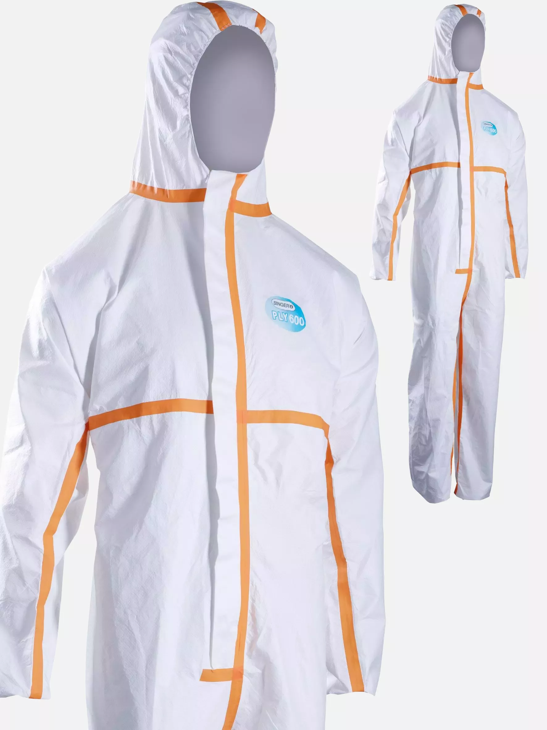 Singer Safety PLY600, Chemical Protective Coverall, image 1