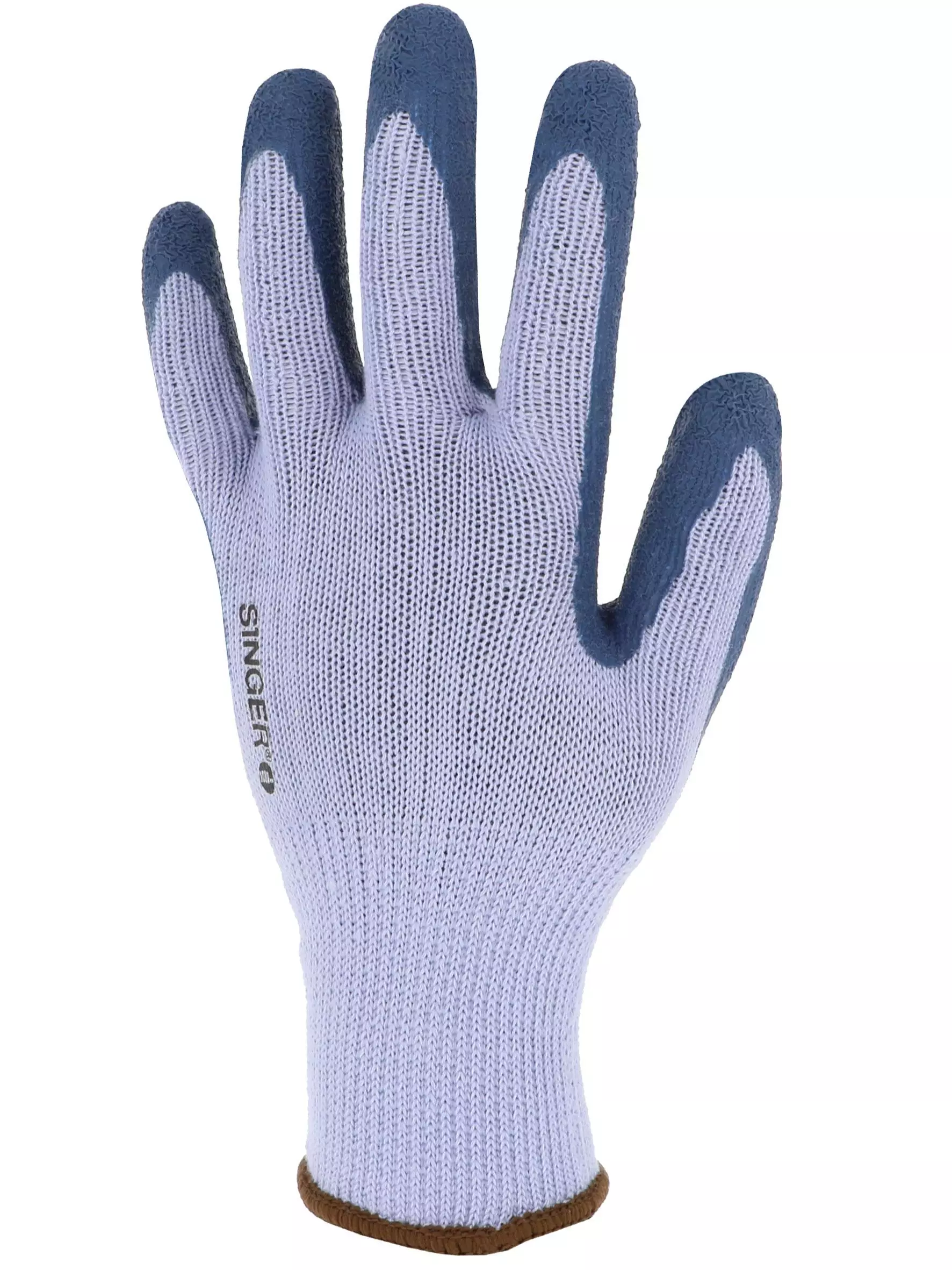 Singer Safety TAC10BL, Latex Coated Gloves, Blue, image 3