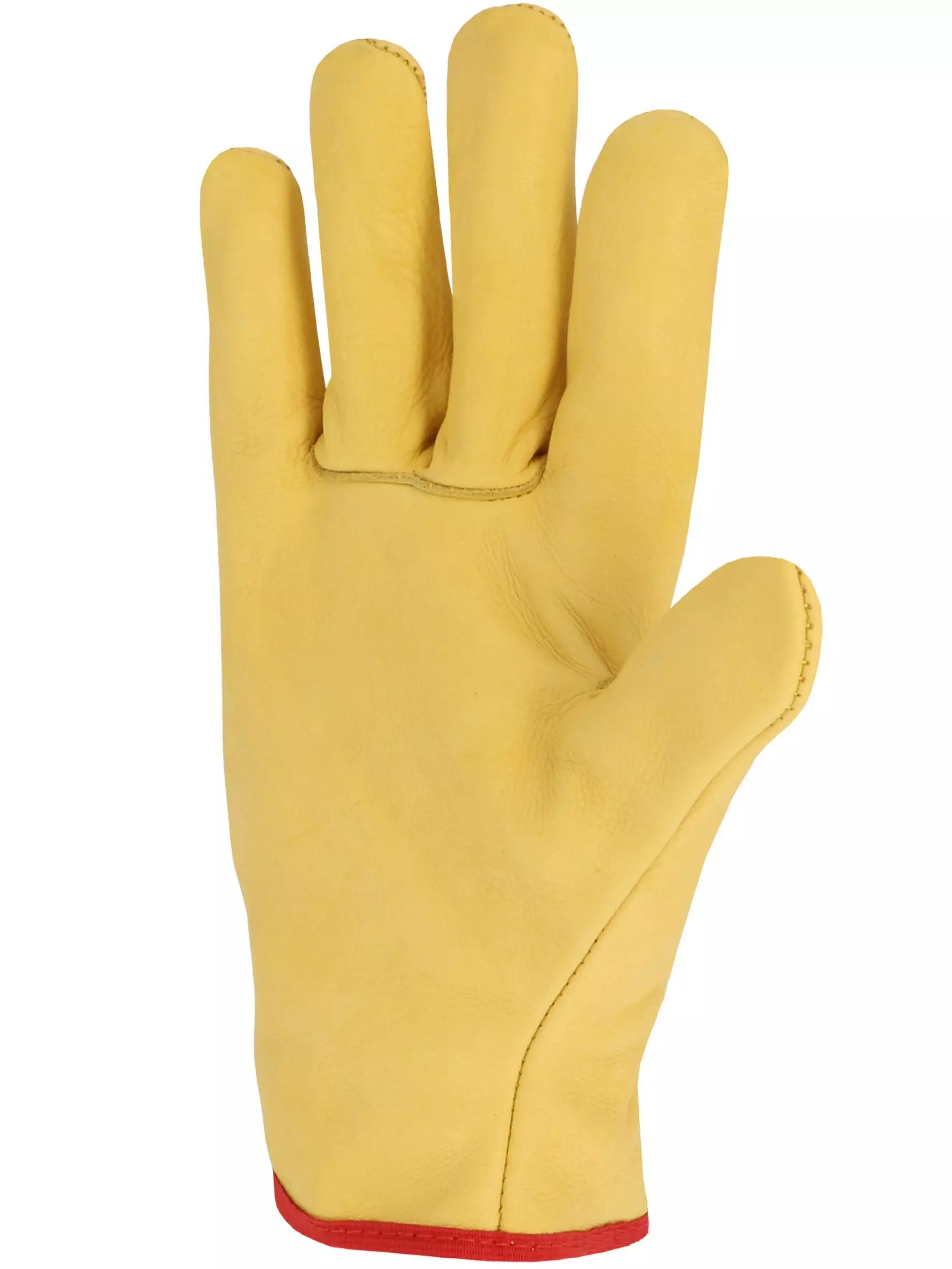 Singer Safety 56GY, Cow Grain Leather Gloves, Yellow, image 2